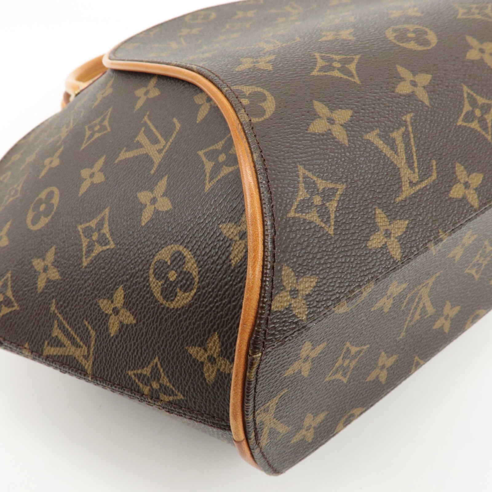 Louis Vuitton Monogram Ellipse MM Hand Bag Brown M51126 Used