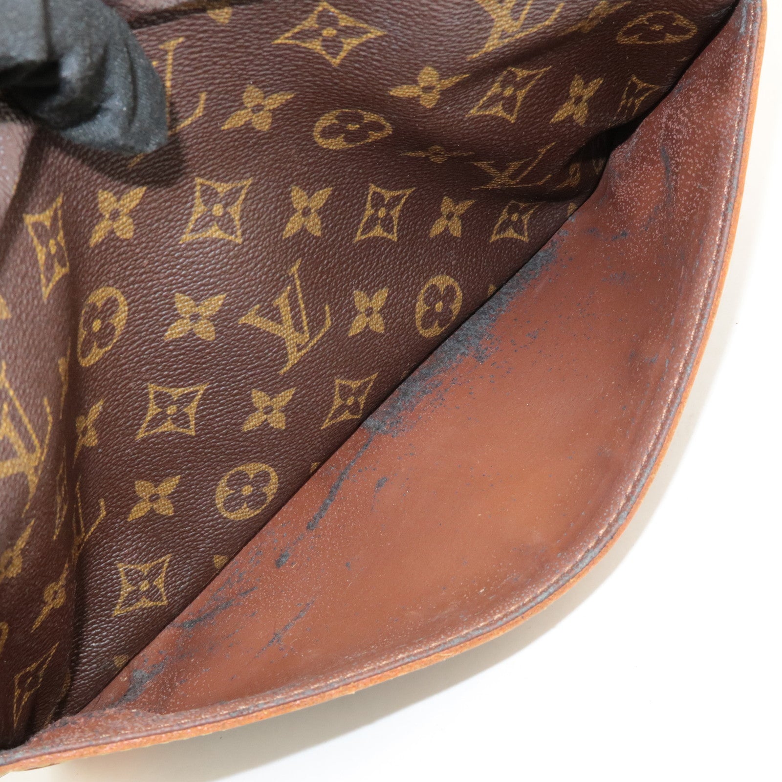 Louis Vuitton Monogram Compiegne 28 Pouch Clutch Bag Brown M51845 Used