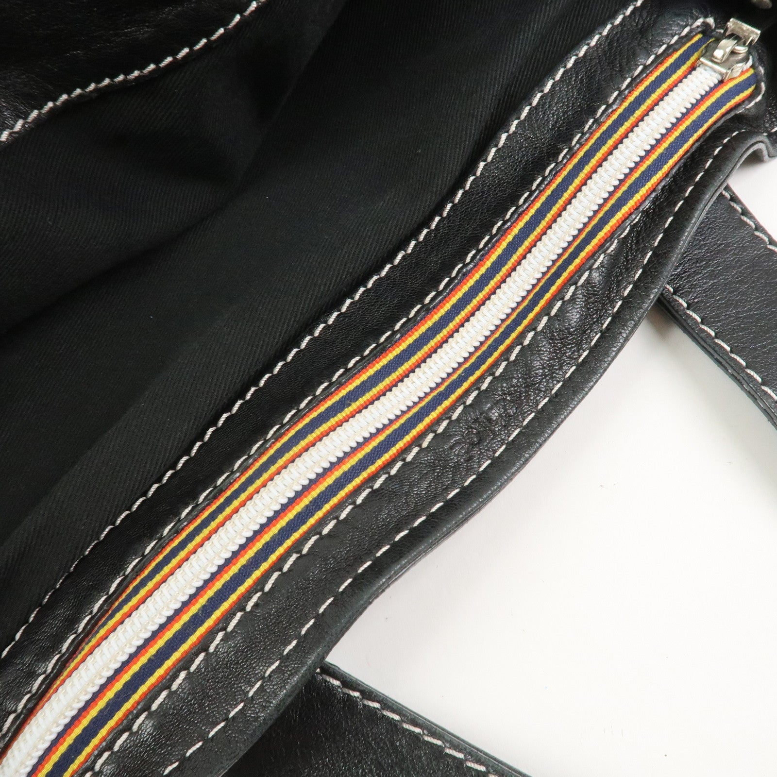 Chloe Patsy Leather Tote Bag Shoulder Bag Studs Black