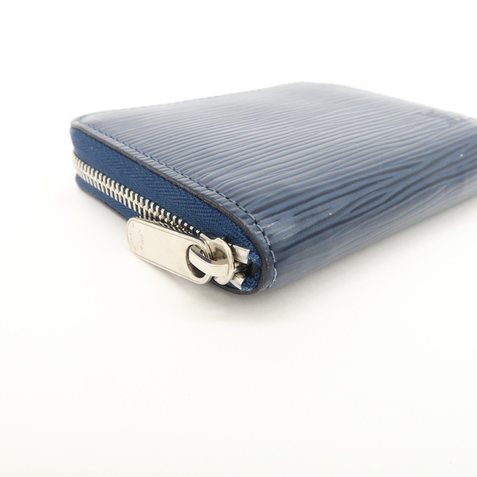 Louis Vuitton Epi leather Zippy Round Coin Case Andigo Blue M60384