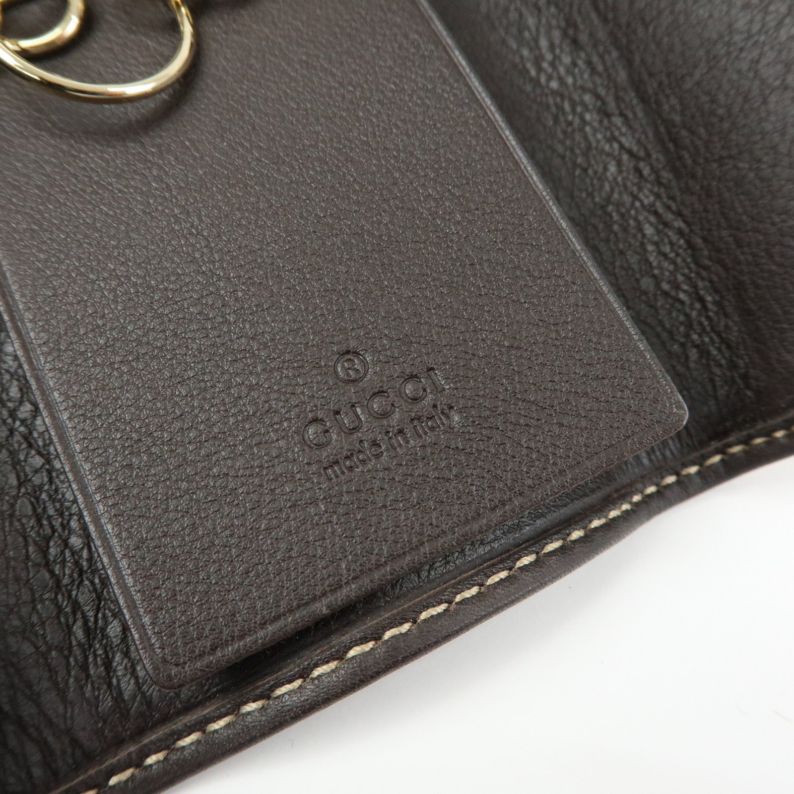 GUCCI Interlocking G Lovery Heart GG Canvas 6 Ring Key Case 257217