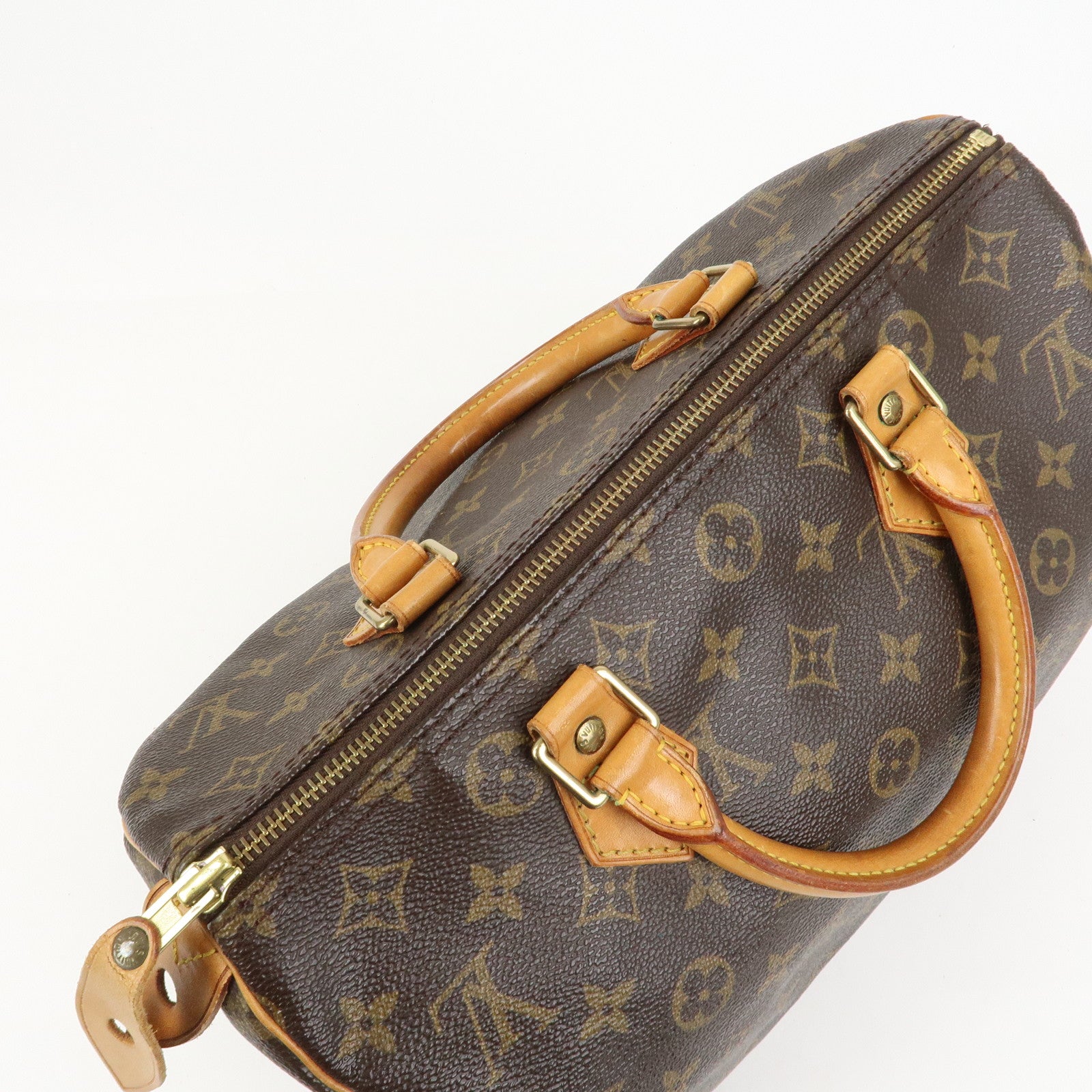 Louis Vuitton Monogram Speedy 30 Boston Bag Hand Bag Brown M41526