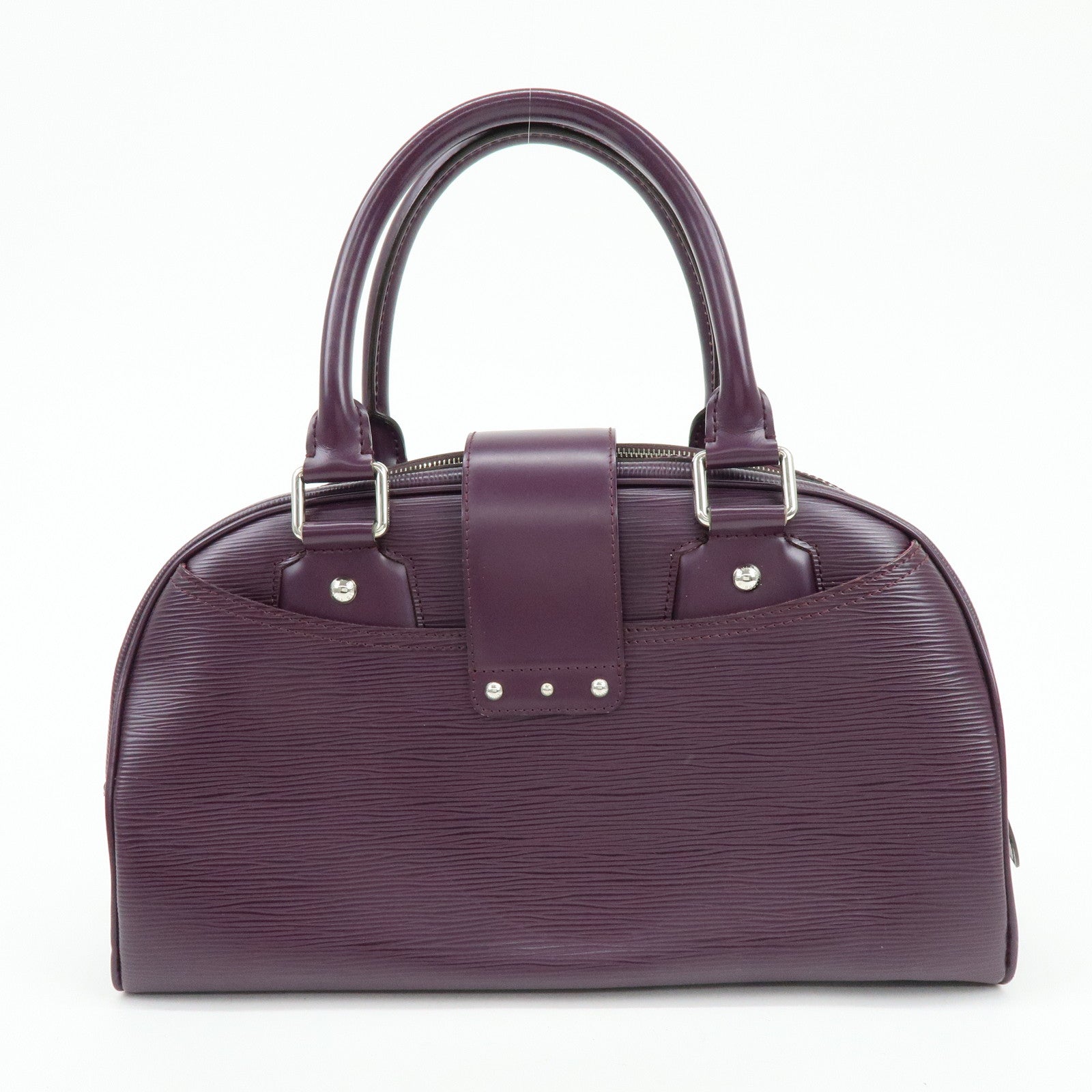 Louis Vuitton Epi Bowling Montaigne GM Hand Bag Cassis M5931K