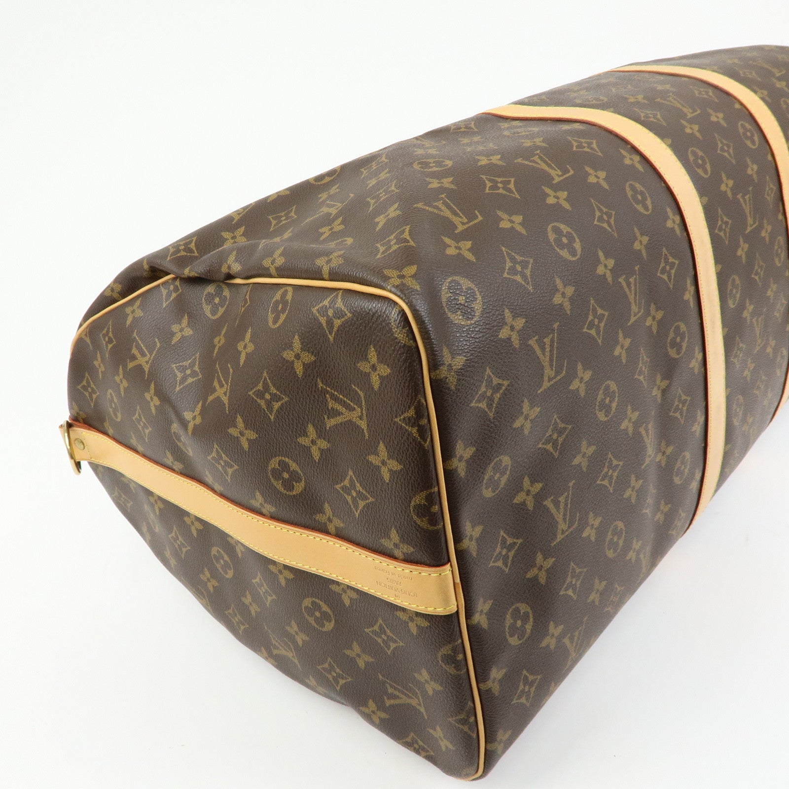 Louis Vuitton Monogram Keep All Bandouliere 60 Boston Bag M41412