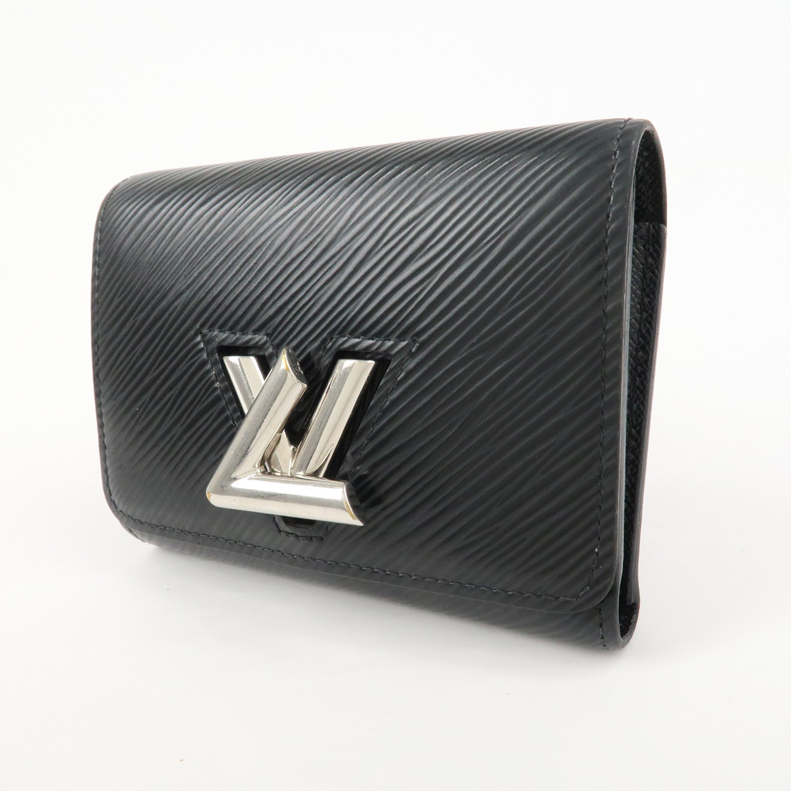 Louis Vuitton Epi Portefeuille Twist Compact XS Wallet Black M63322