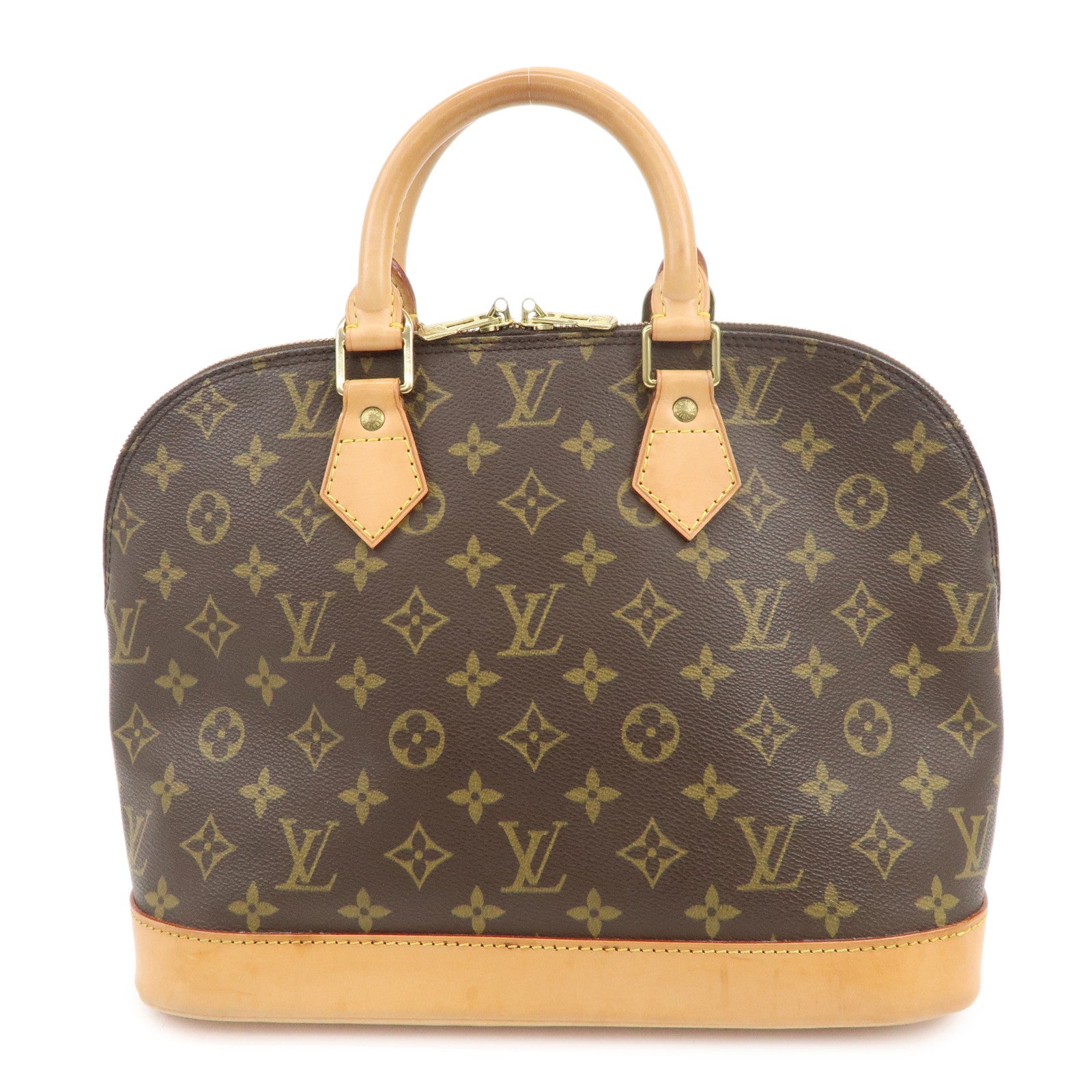 Louis Vuitton Monogram Canvas Alma Hand Bag Brown M51130