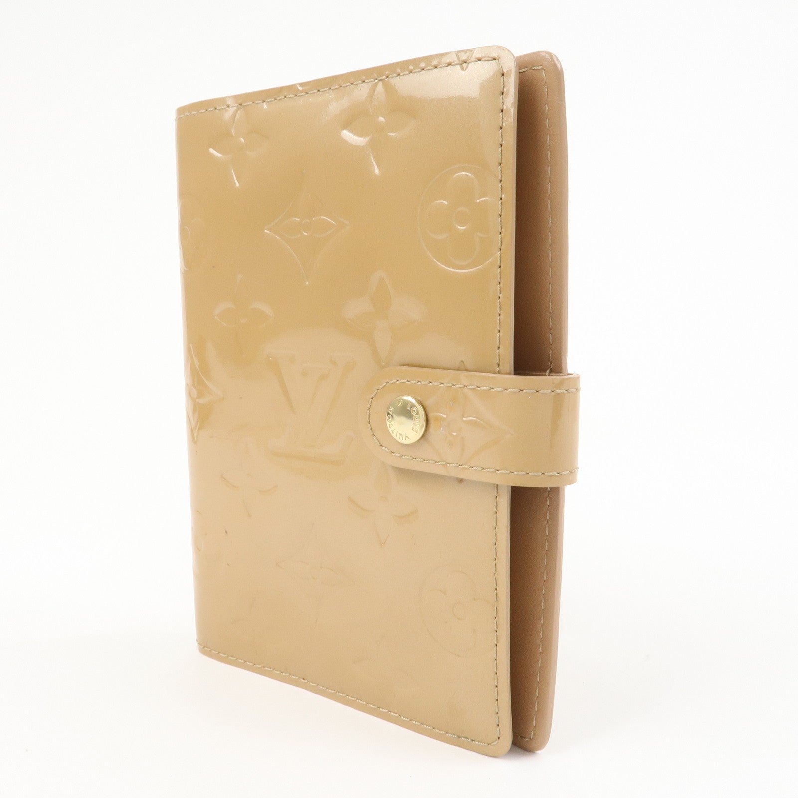 Louis Vuitton Monogram Vernis Agenda PM Planner Cover R21009