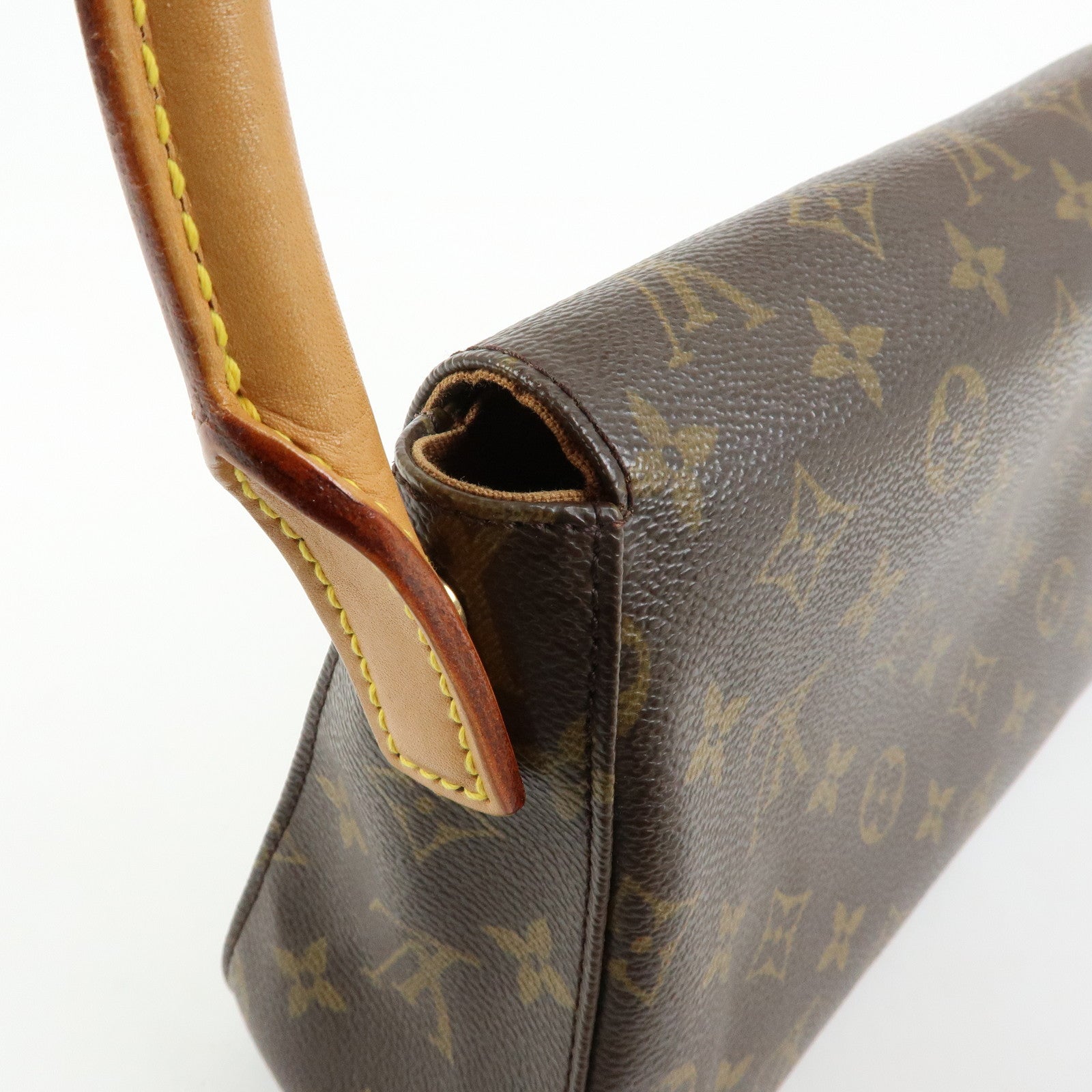 Louis Vuitton Monogram Mini Looping Shoulder Bag Brown M51147