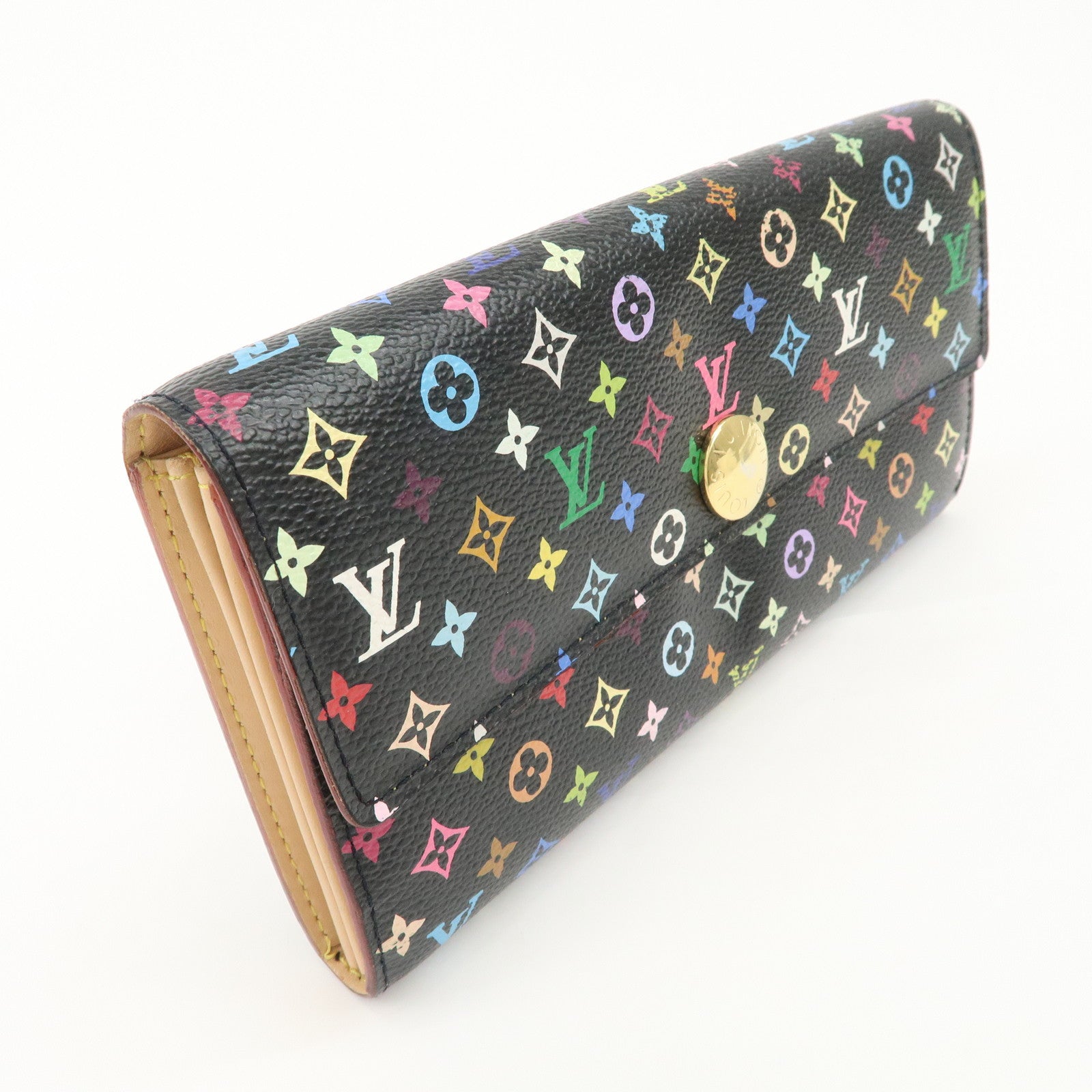 Louis Vuitton Monogram Multicolor Portefeuille Sarah Wallet M9353