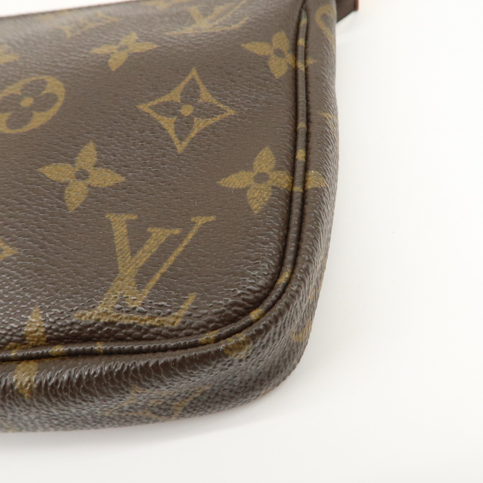 Louis Vuitton Monogram Pochette Accessoires Pouch Hand Bag M51980