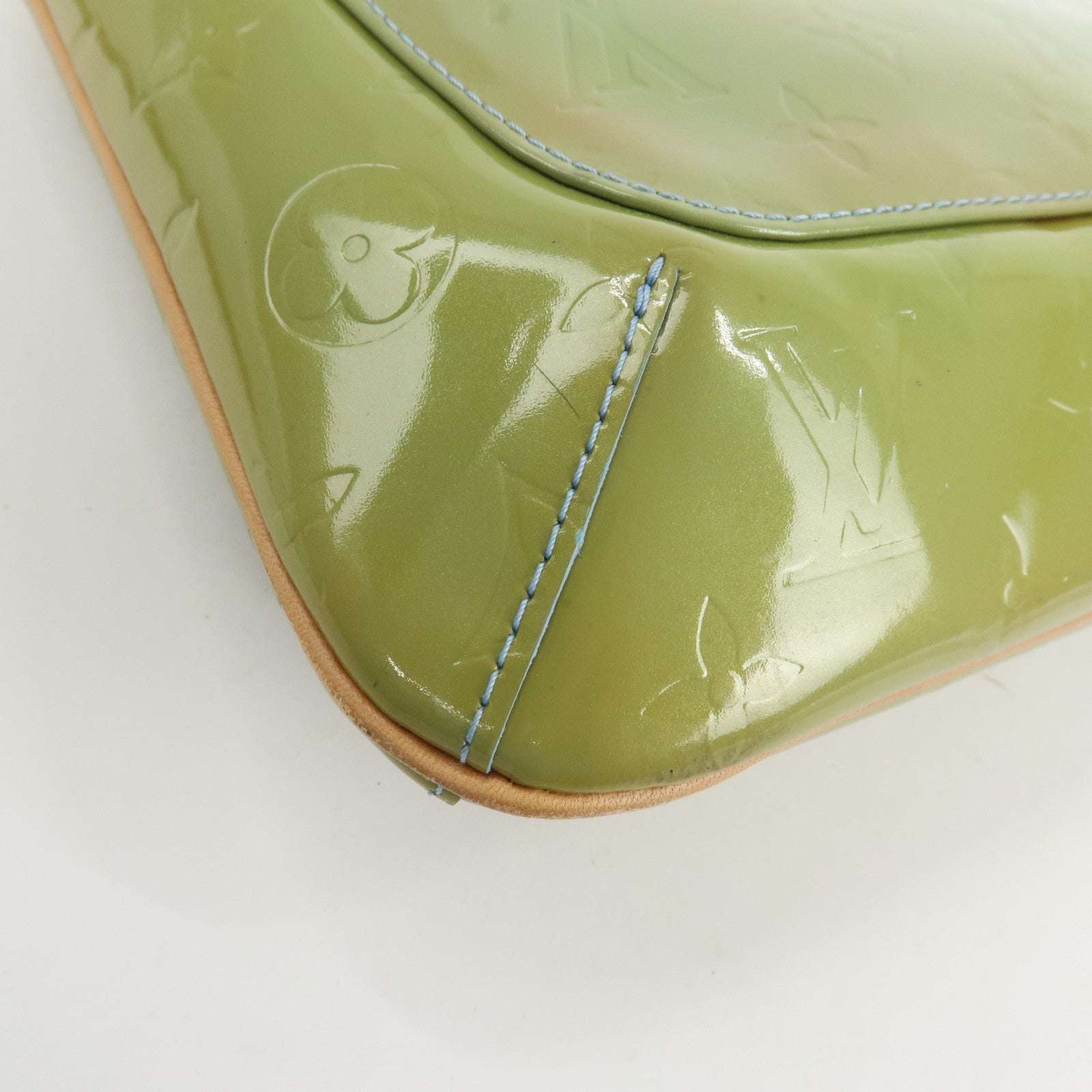 Louis Vuitton Vernis Thompson Street Shoulder Bag Baby Blue M91008