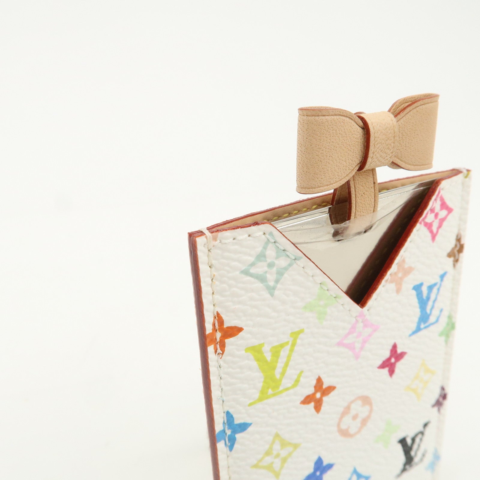 Louis Vuitton Monogram Etui Miroir Multicolor Blanc M92651