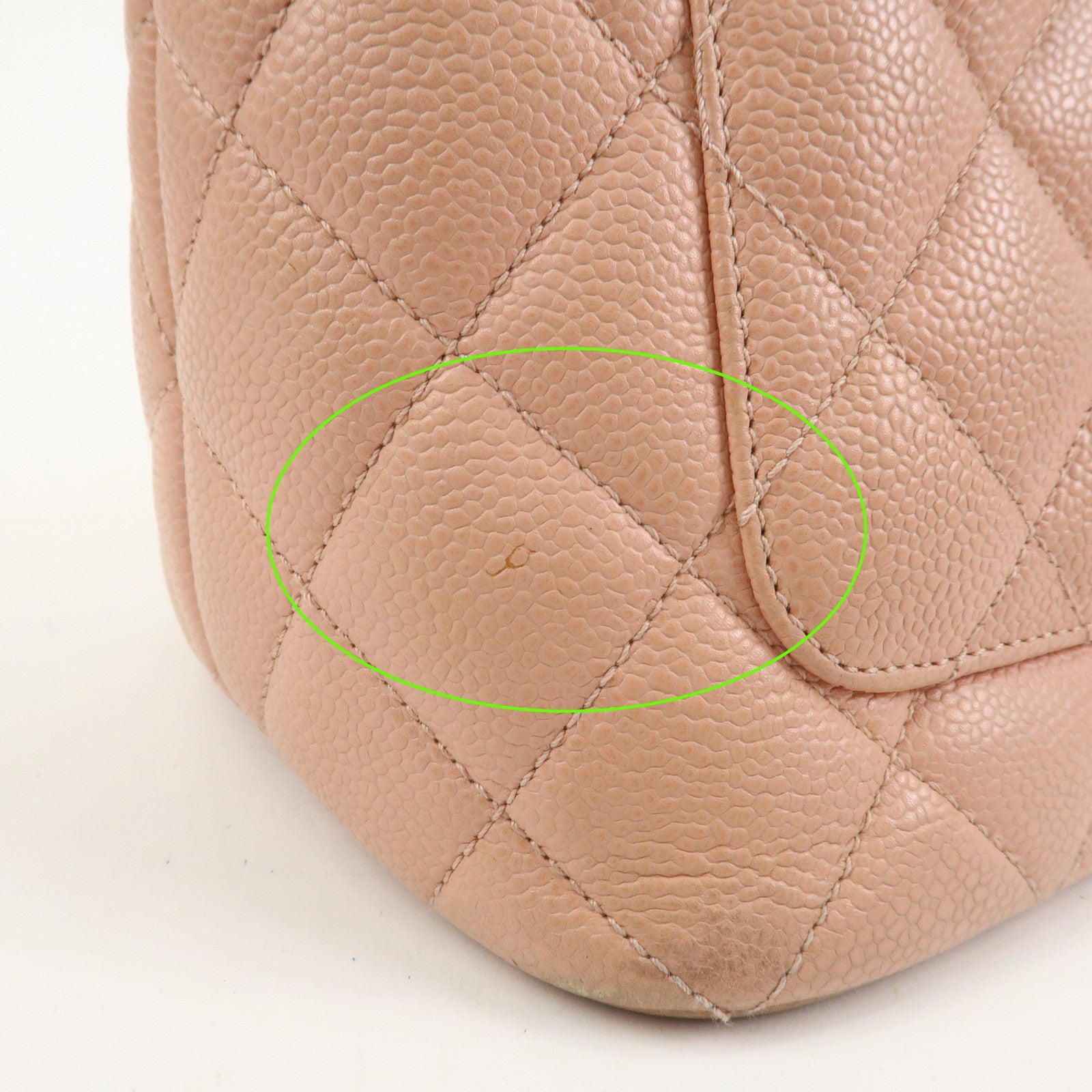 CHANEL Matelasse COCO Mark Medallion Tote Bag Hand Bag Pink A01804