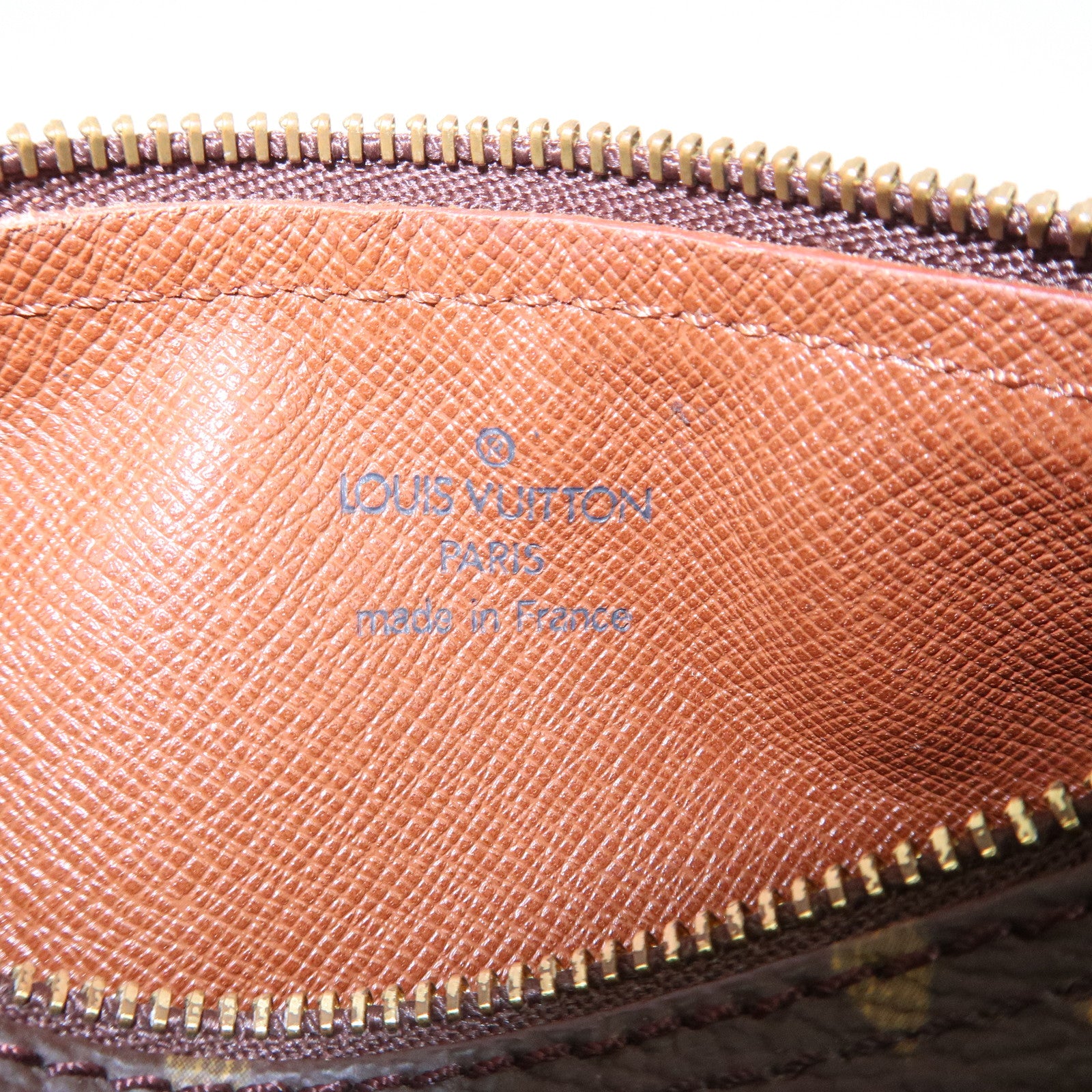 Louis Vuitton Monogram Mini Pouch for Papillon Bag Old Style Brown