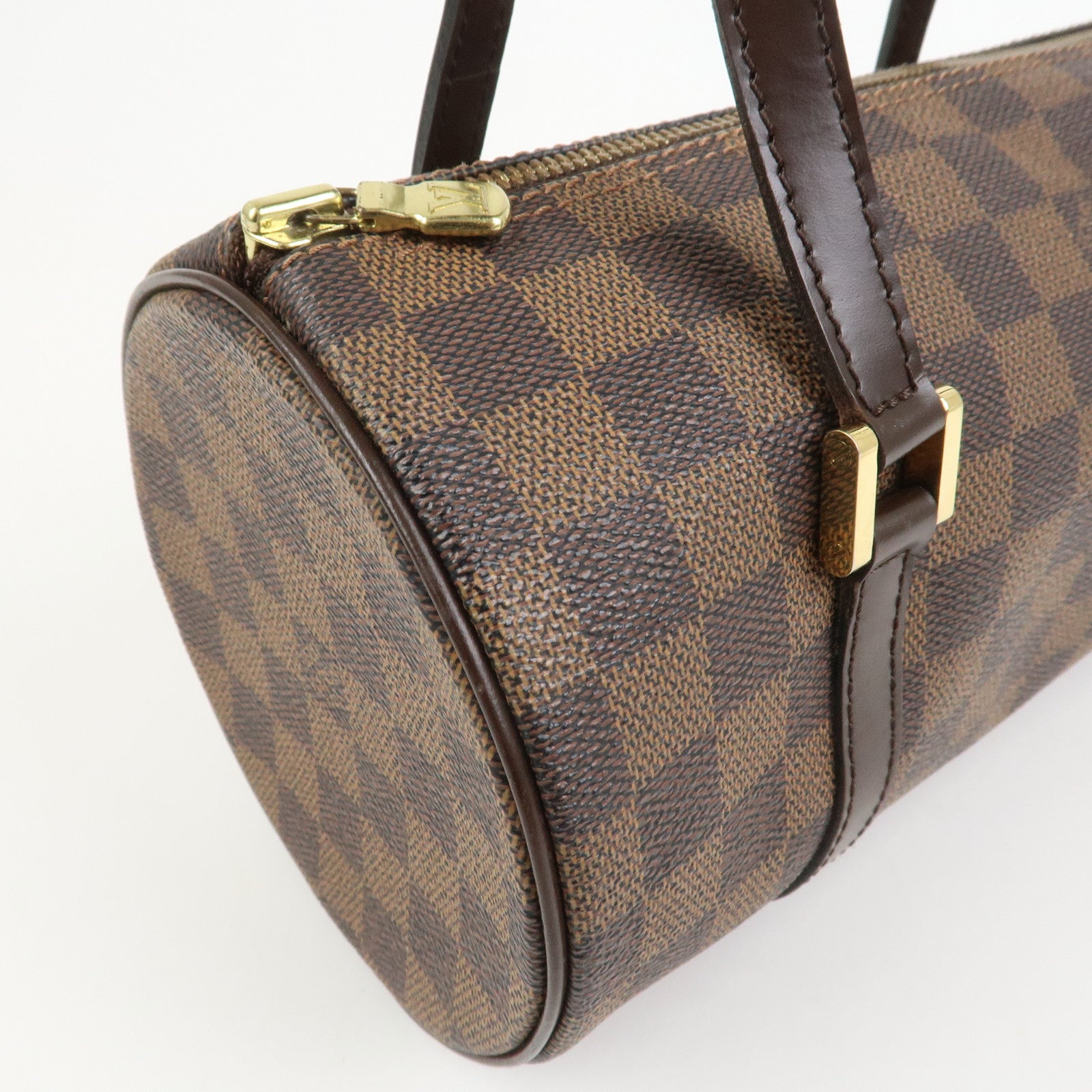 Louis Vuitton Damier Ebene Papillon 26 Hand Bag Brown N51304