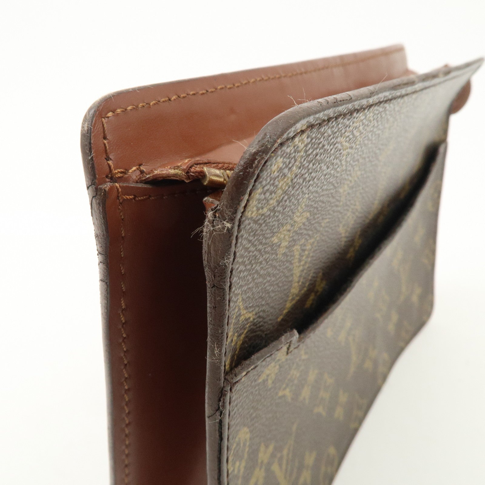 Louis Vuitton Monogram Epi Taiga Set of 3 Canvas Leather Clutch Bag Used