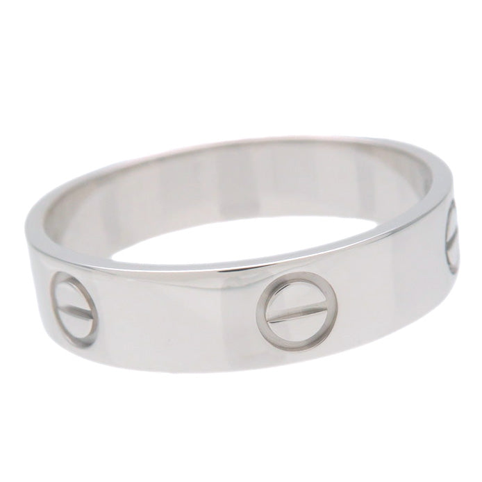 Cartier Love Ring #65 K18WG 750WG White Gold US11-11.5 EU64.5 Used