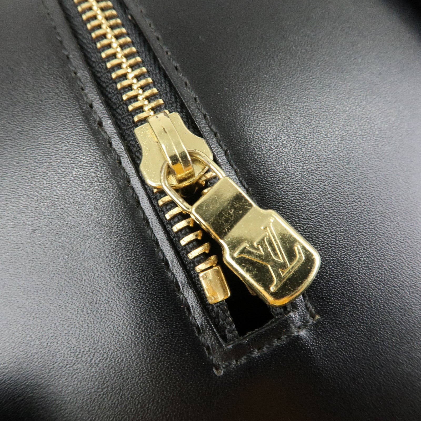 Louis Vuitton Epi Soufflot Hand Bag Shoulder Bag Noir Black M52862