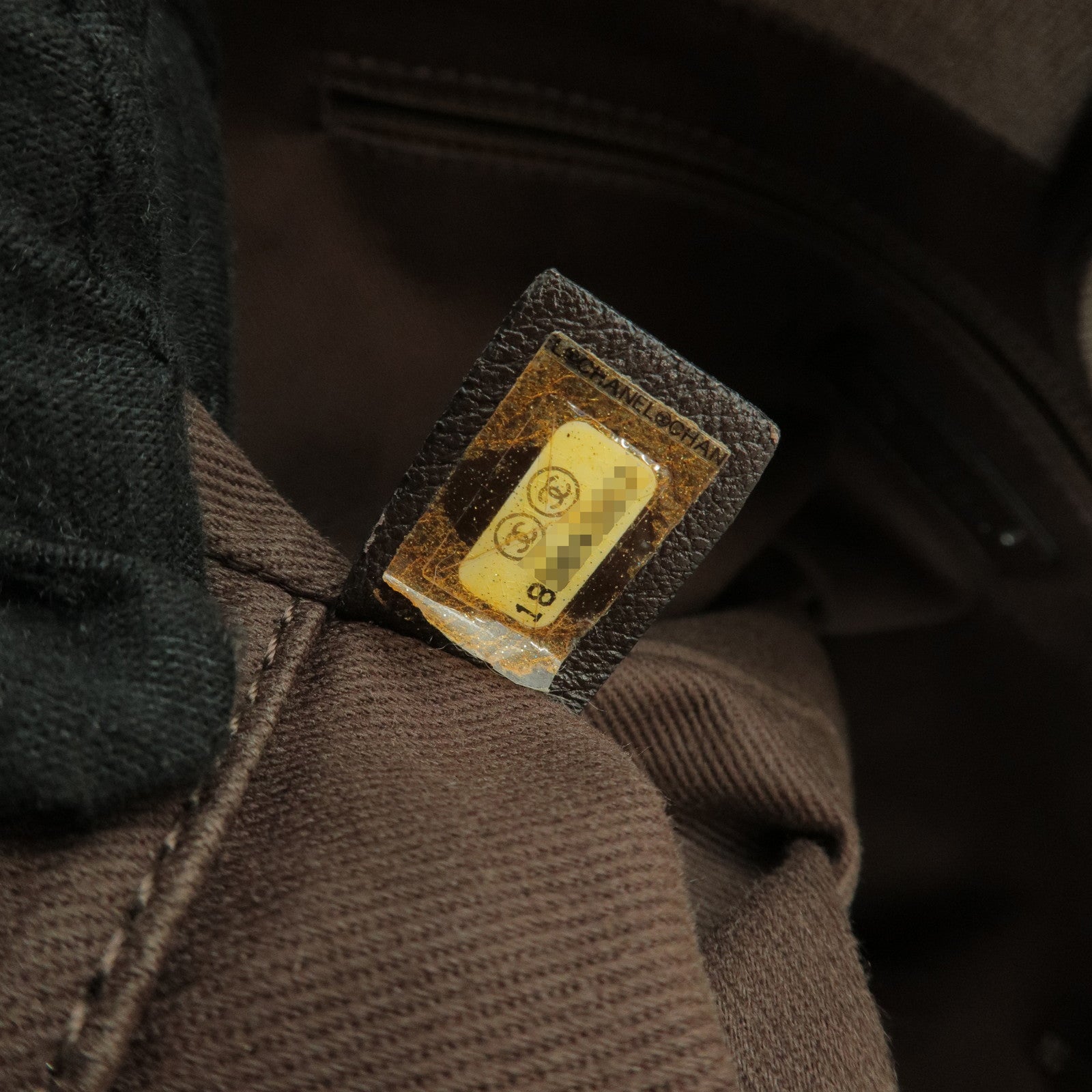 CHANEL Deauville GM Canvas Leather 2Way Tote Bag Beige A66941