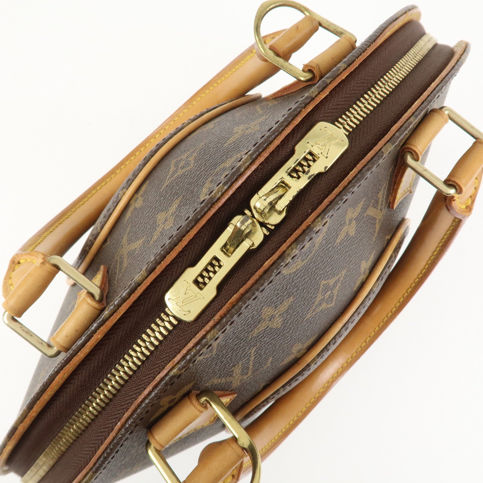 Louis Vuitton Monogram Ellipse PM Hand Bag Brown M51127