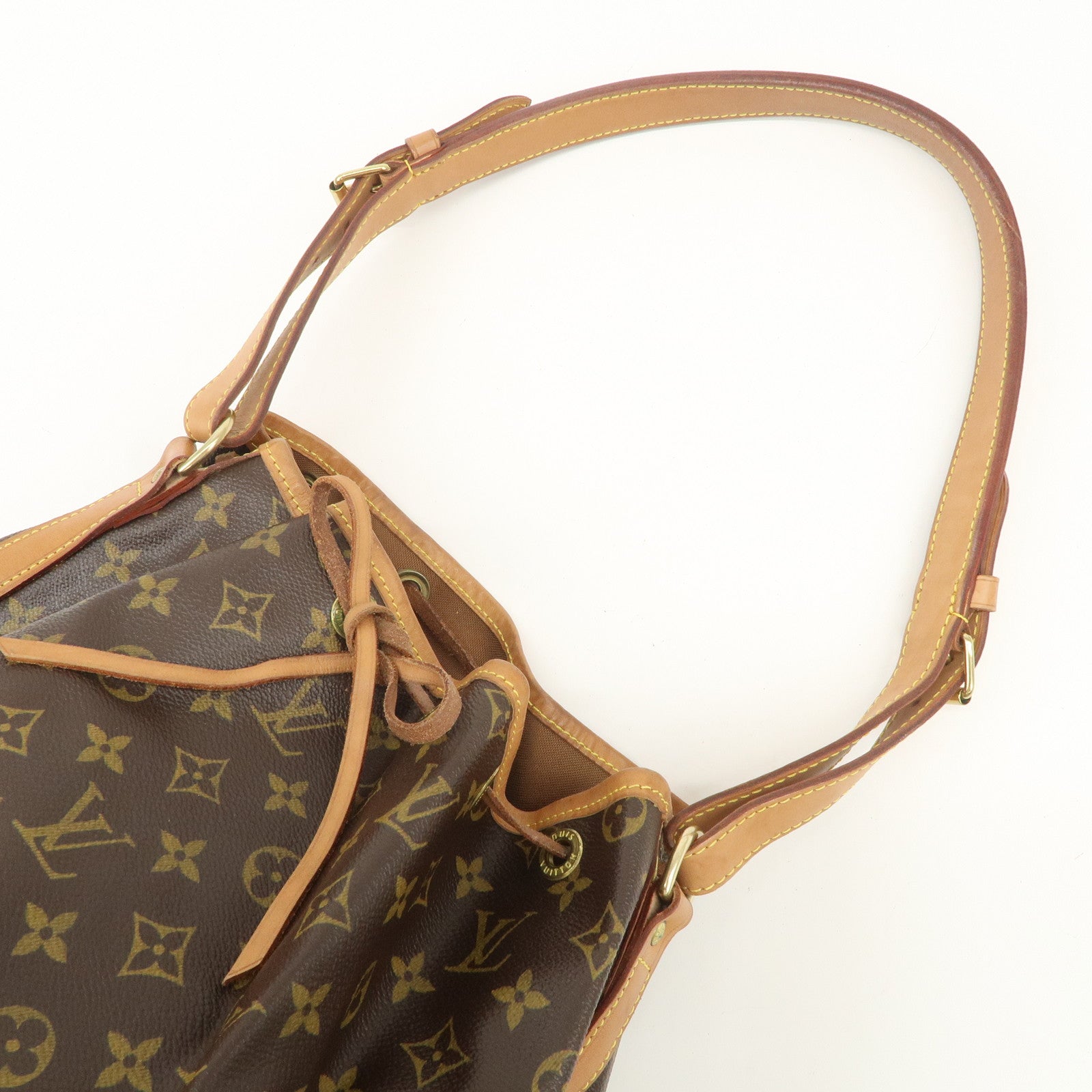 Louis Vuitton Monogram Noe Shoulder Bag Hand Bag Brown M42224