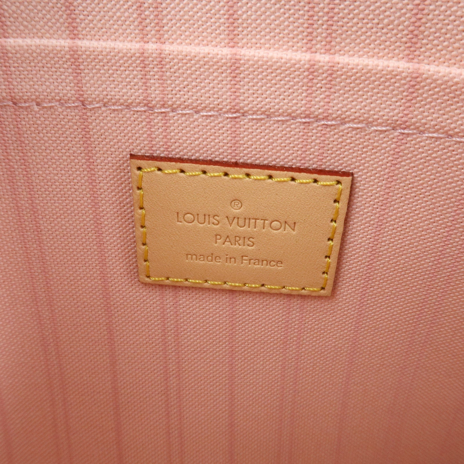 Louis Vuitton Damier Azur Canvas Pouch for Neverfull MM Tote Bag