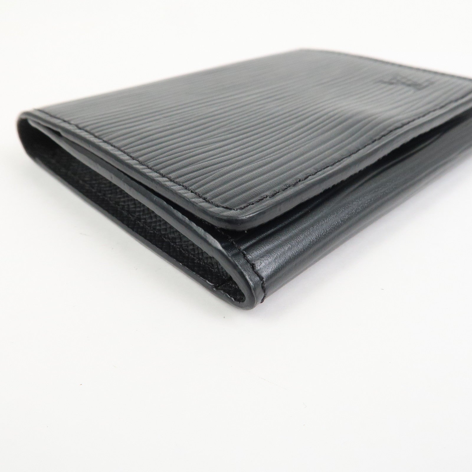Louis Vuitton Epi Enveloppe Carte de Visite Card Case Noir M62292