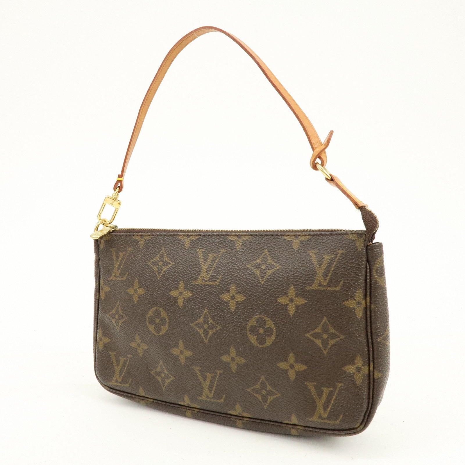 Louis Vuitton Monogram Pochette Accessoires Pouch Hand Bag M51980