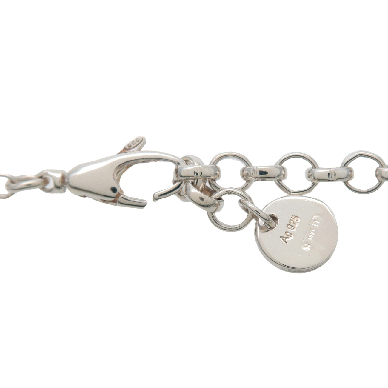 GUCCI Ghost Pinapple Necklace SV925 Silver Yellow