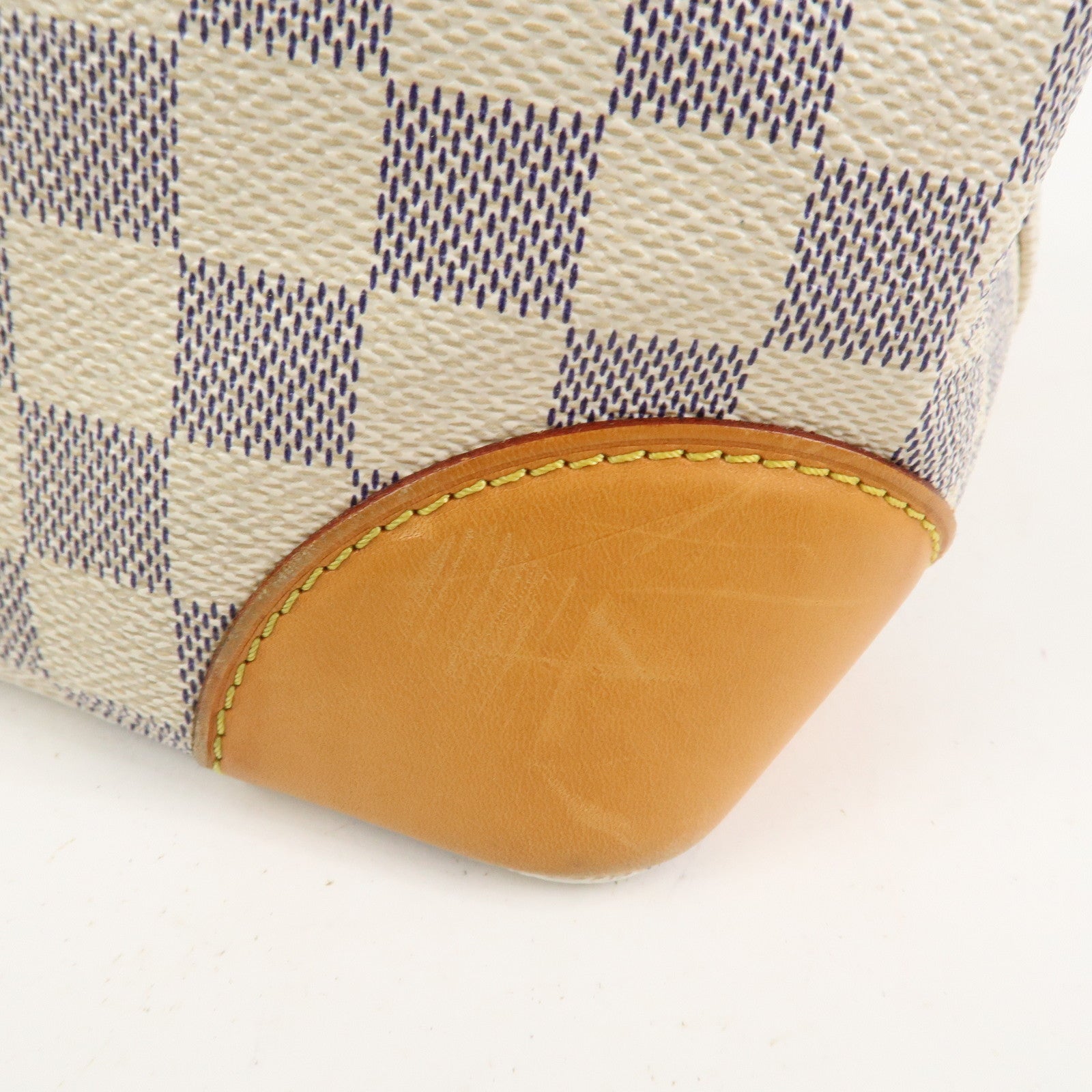 Louis Vuitton Damier Azur Hampstead PM Hand Bag Ivory N51207