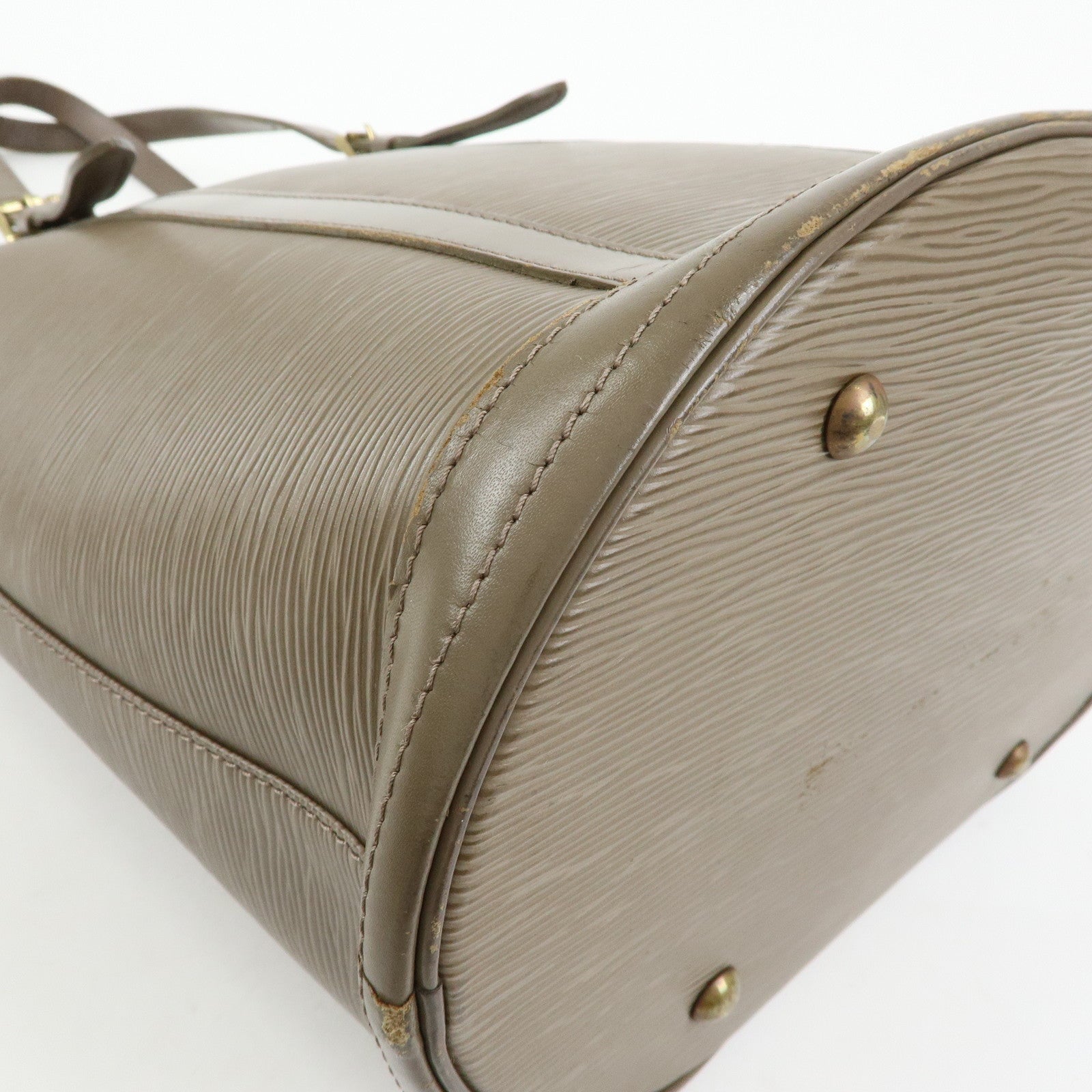 Louis Vuitton Epi Leather Bucket GM Tote Bag Shoulder Bag Gris