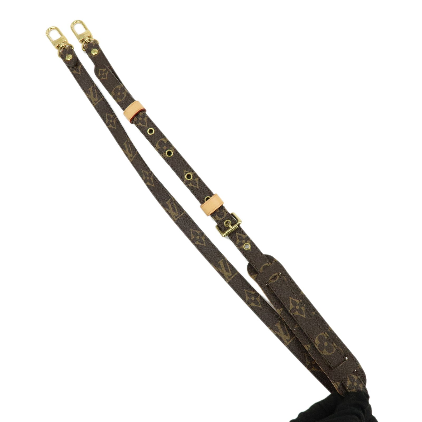 Louis Vuitton Monogram Adjustable Shoulder Strap Brown 120cm J52315