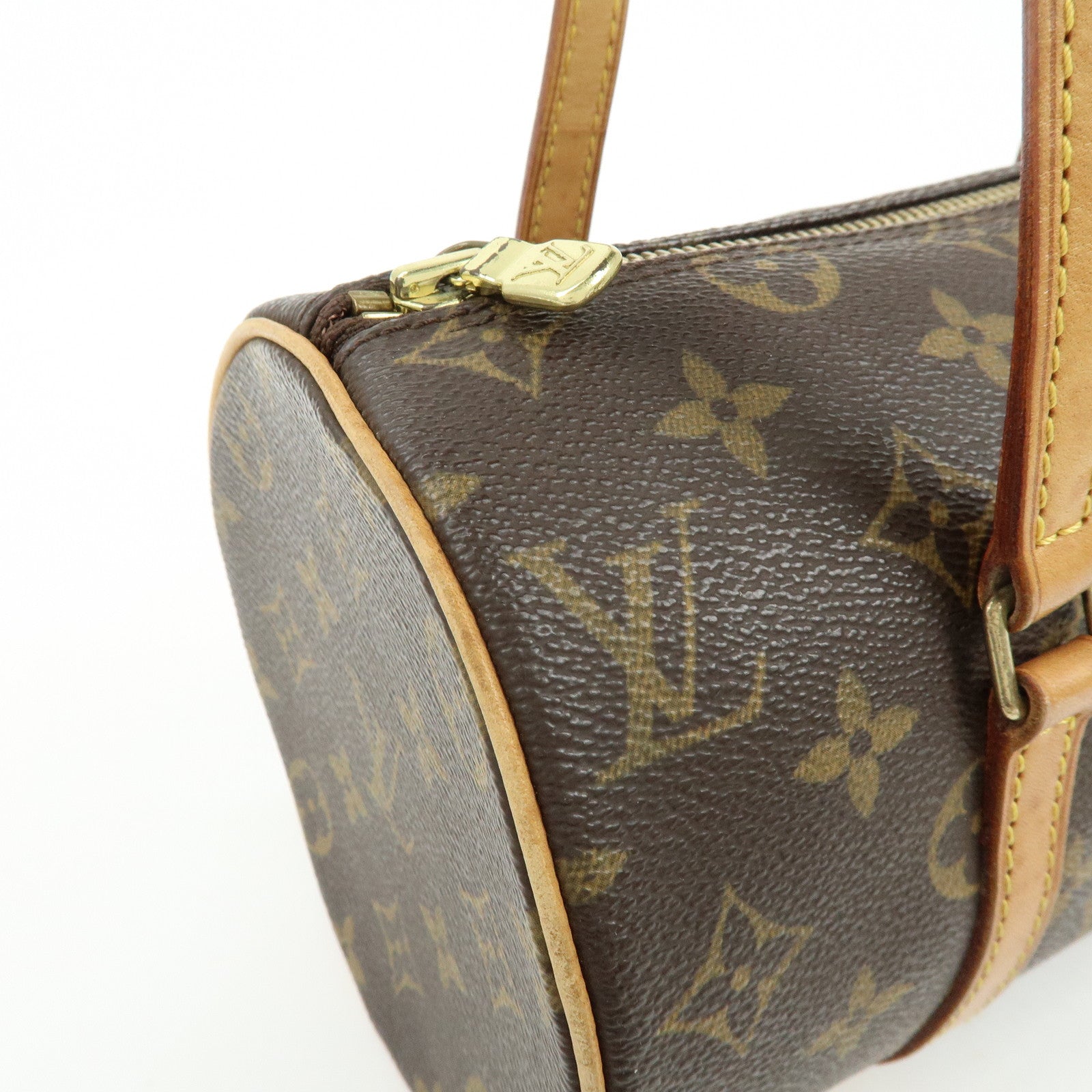 Louis Vuitton Monogram Papillon 26 Hand Bag Brown M51386