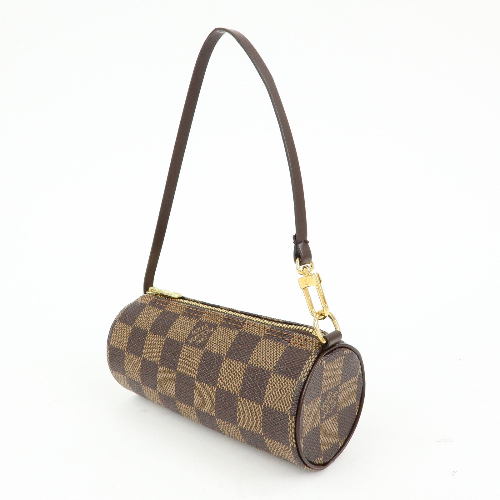 Louis Vuitton Damier Ebene Mini Pouch for Papillon Bag Brown