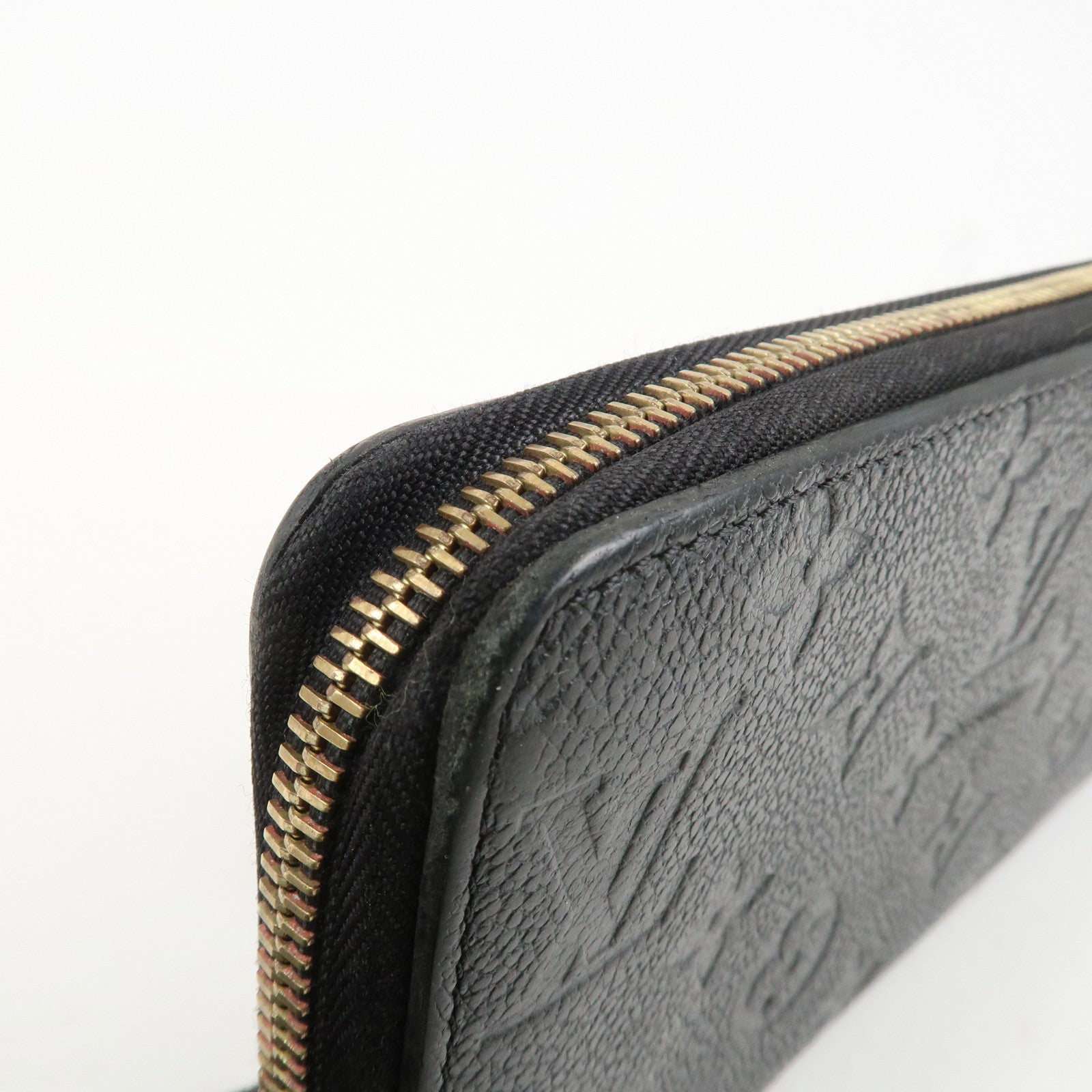 Louis Vuitton Monogram Empreinte Leather Round Zippy Wallet M61864 Used