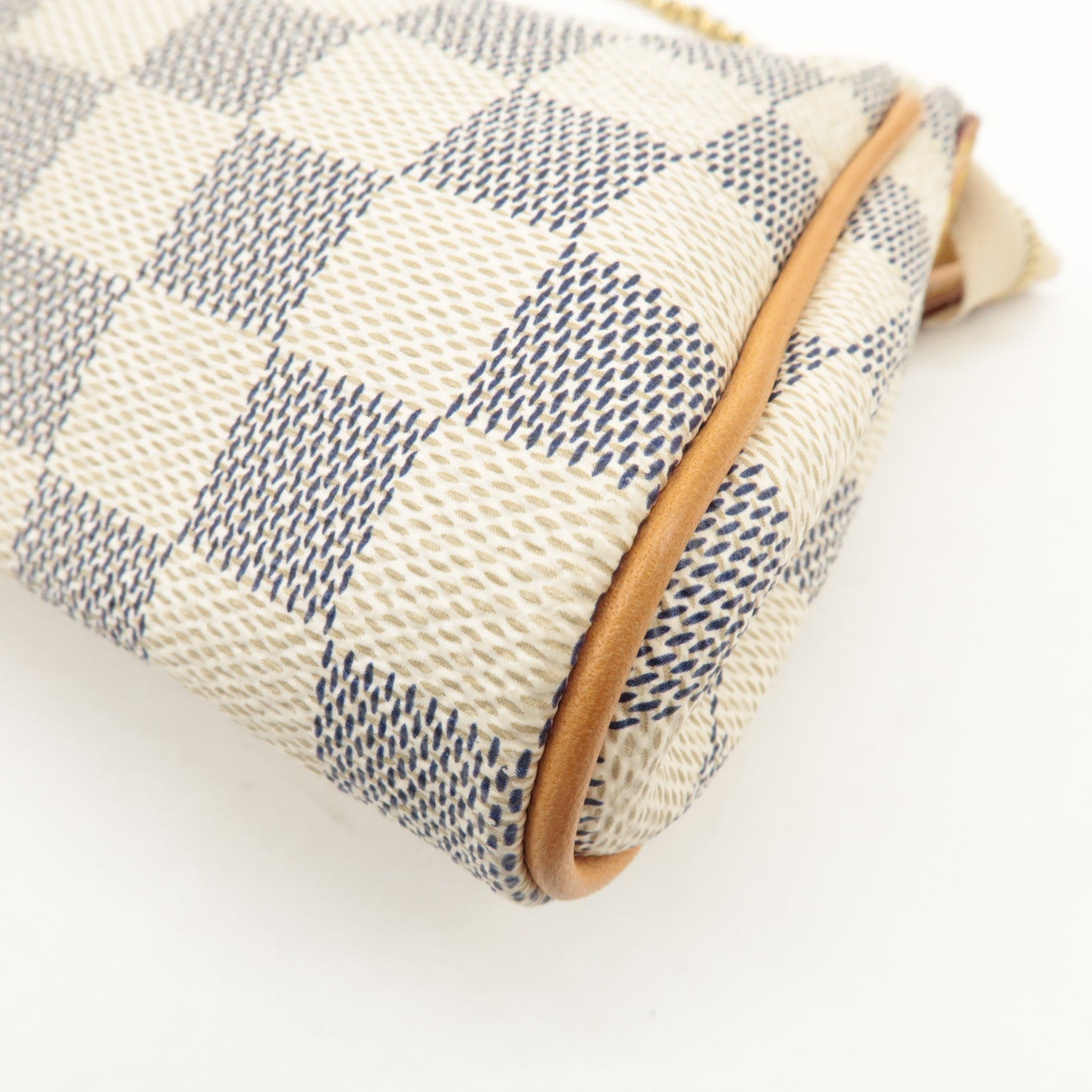 Louis Vuitton Damier Azur Eva 2Way Bag Pouch Shoulder Bag N55214 Used