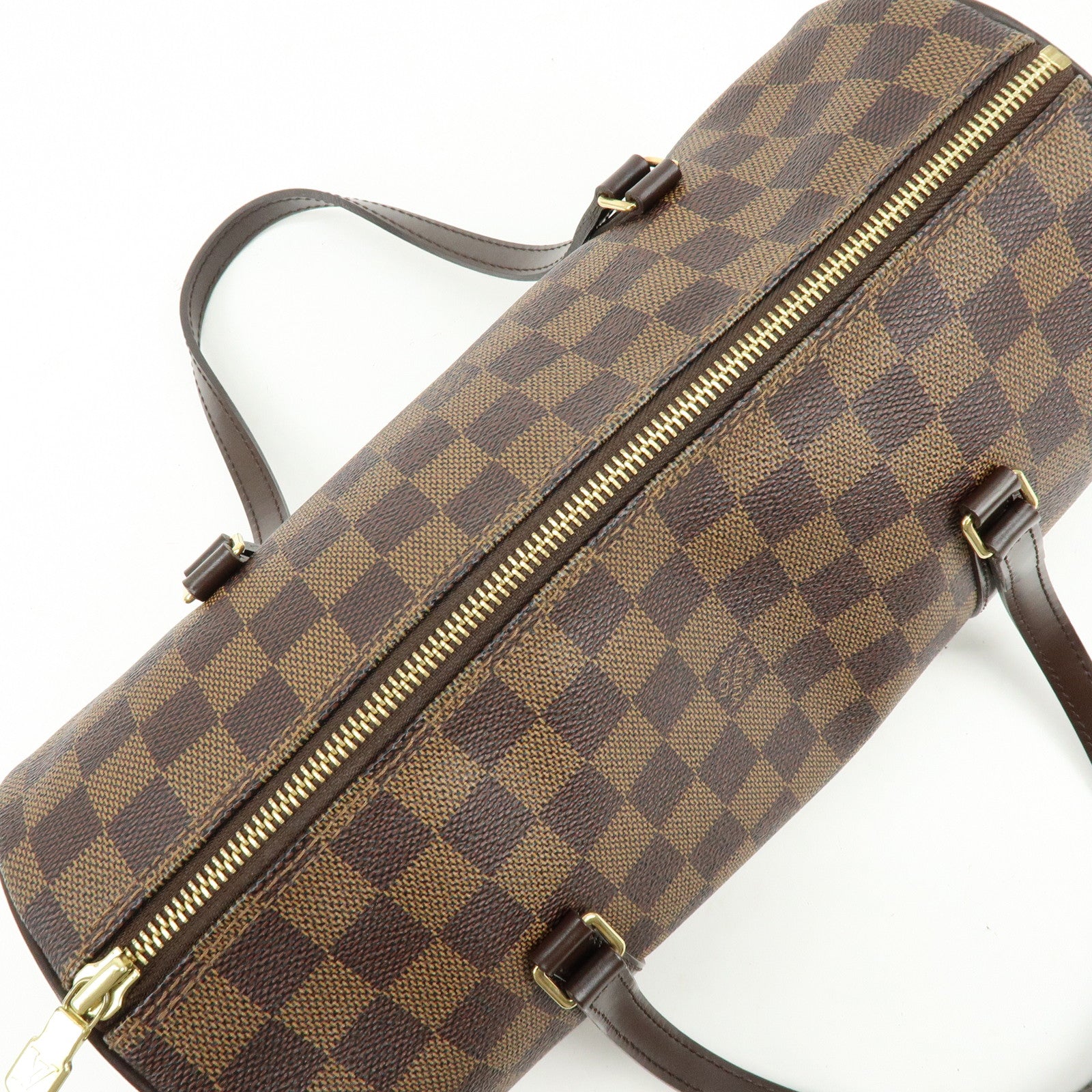 Louis Vuitton Damier Ebene Papillon 30 Hand Bag Brown N51303