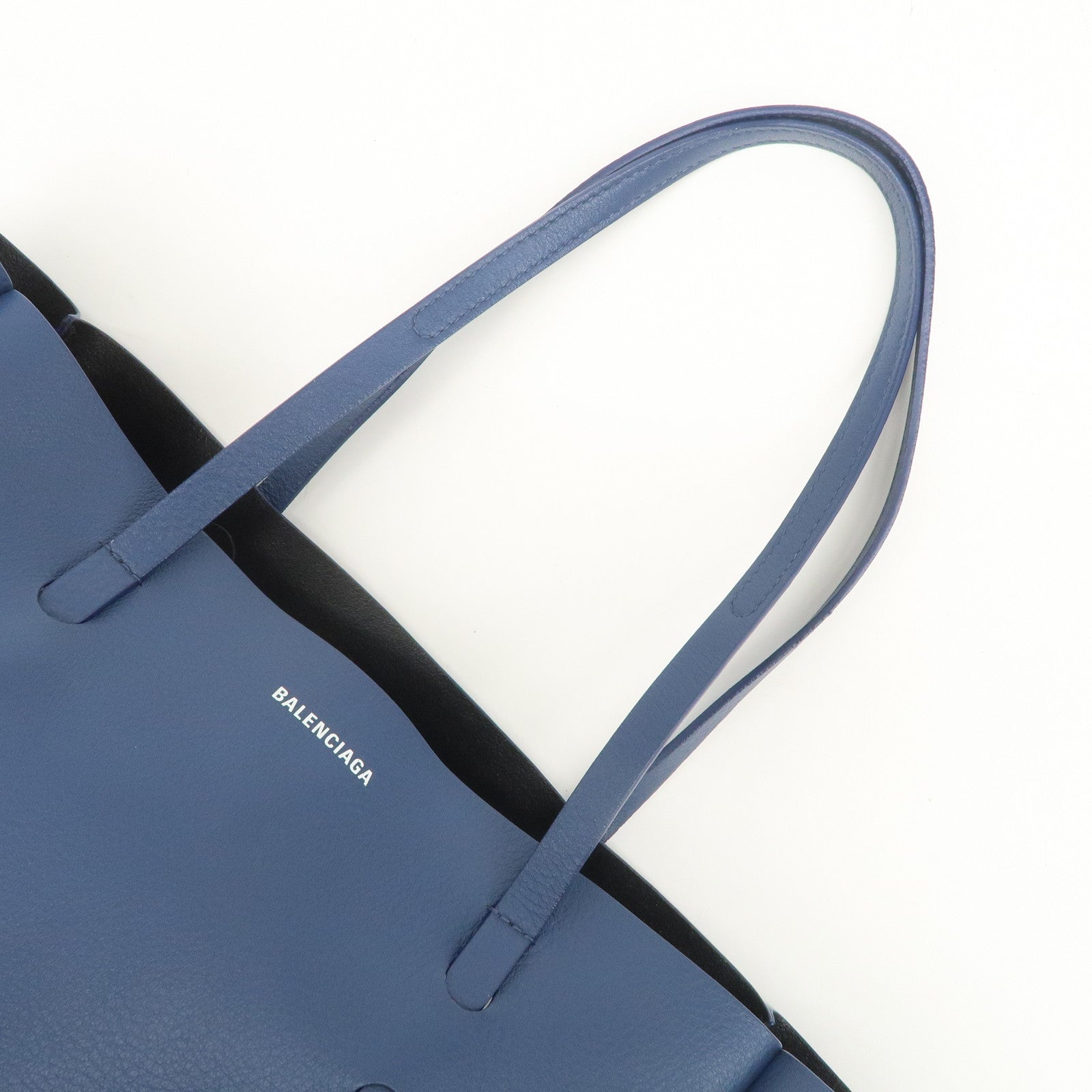 BALENCIAGA Everyday S Tote Bag Shoulder Bag Blue 475199