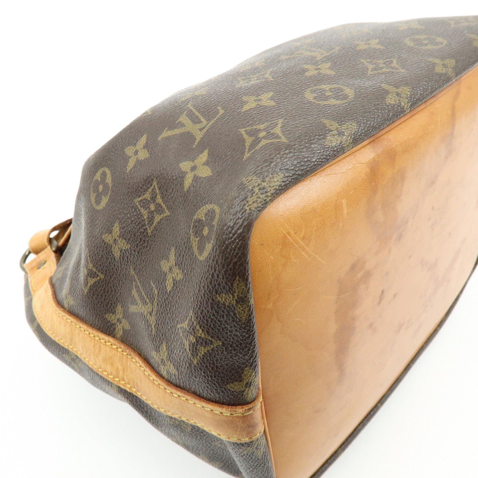 Louis Vuitton Monogram Petit Noe Shoulder Bag Brown M42226