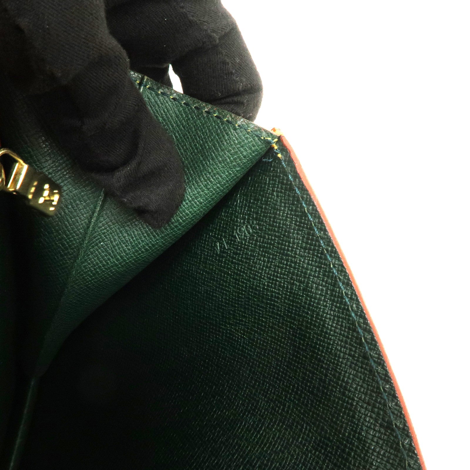 Louis Vuitton Epi Sellier Dragonne Clutch Bag Kenya Brown M52618