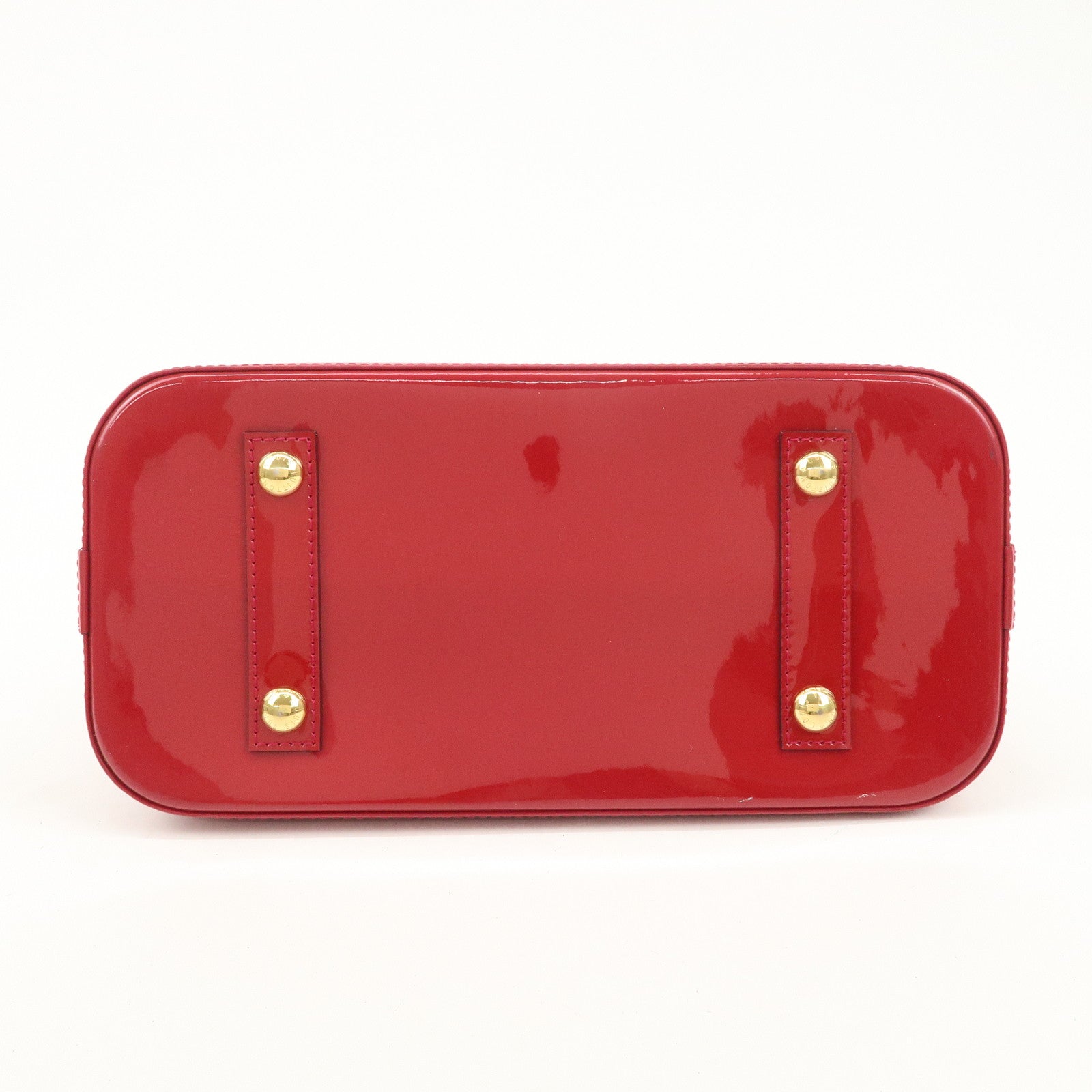 Louis Vuitton Monogram Vernis Alma PM Hand Bag Rose Indien M91770 Used