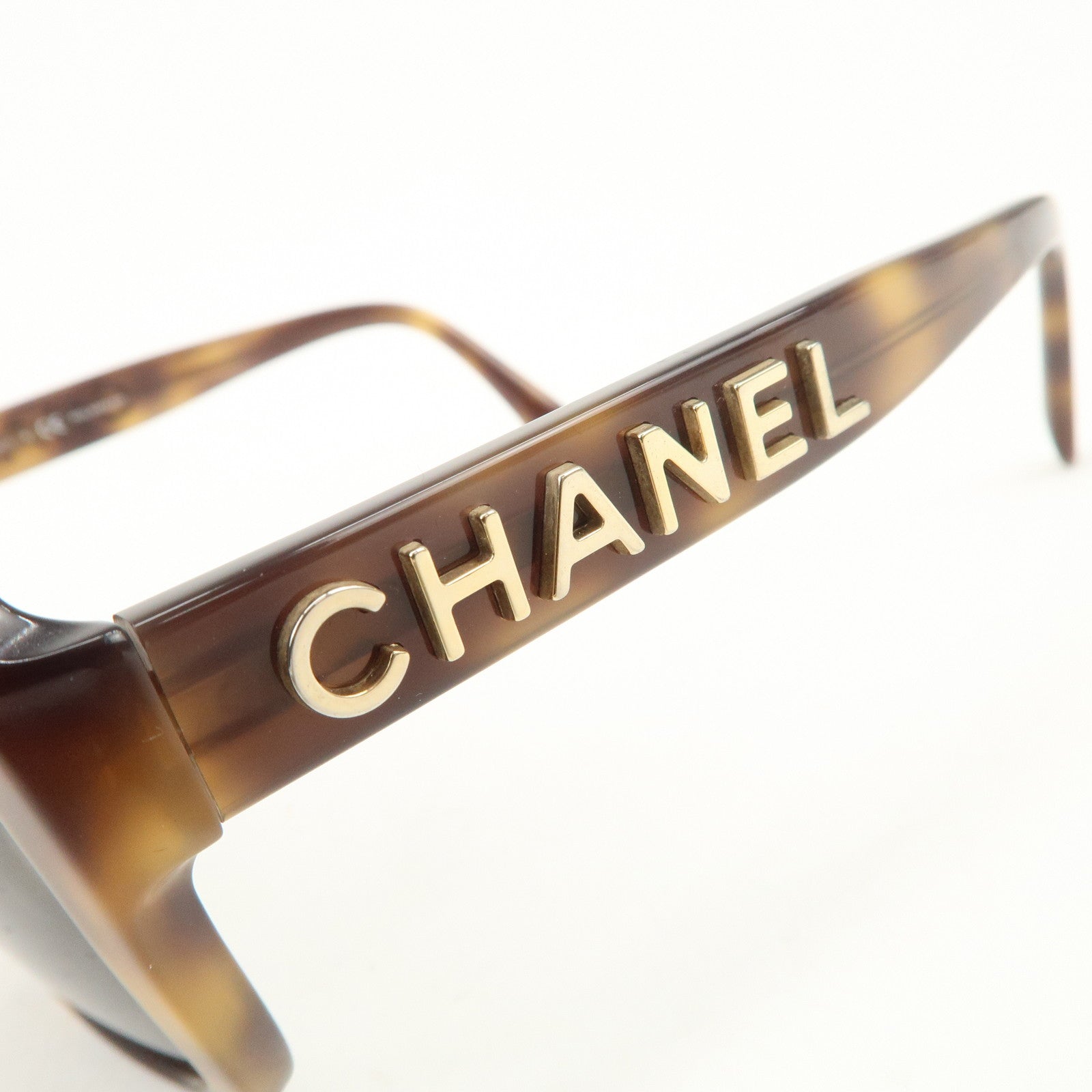 CHANEL Logo Plastic Sunglasses 5408-A c.1662/83 56□17 140 3P
