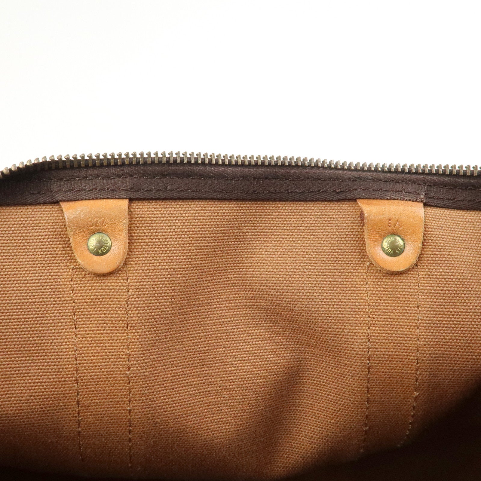 Louis Vuitton Monogram Keep All 45 Boston Bag Brown M41428