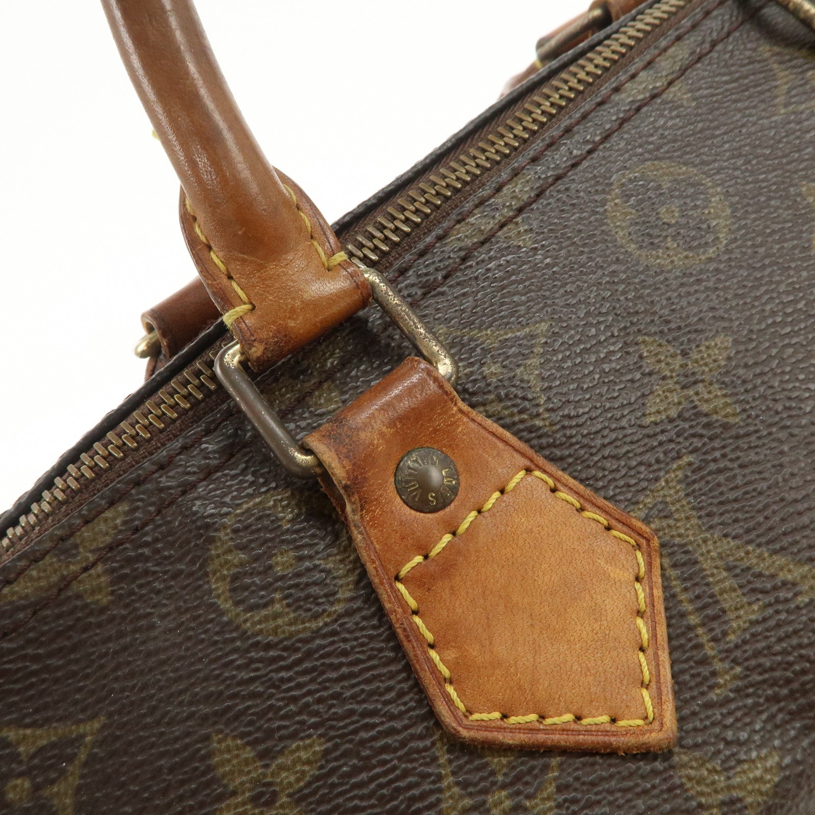Louis Vuitton Monogram Speedy 30 Hand Bag Boston Bag M41526 Used