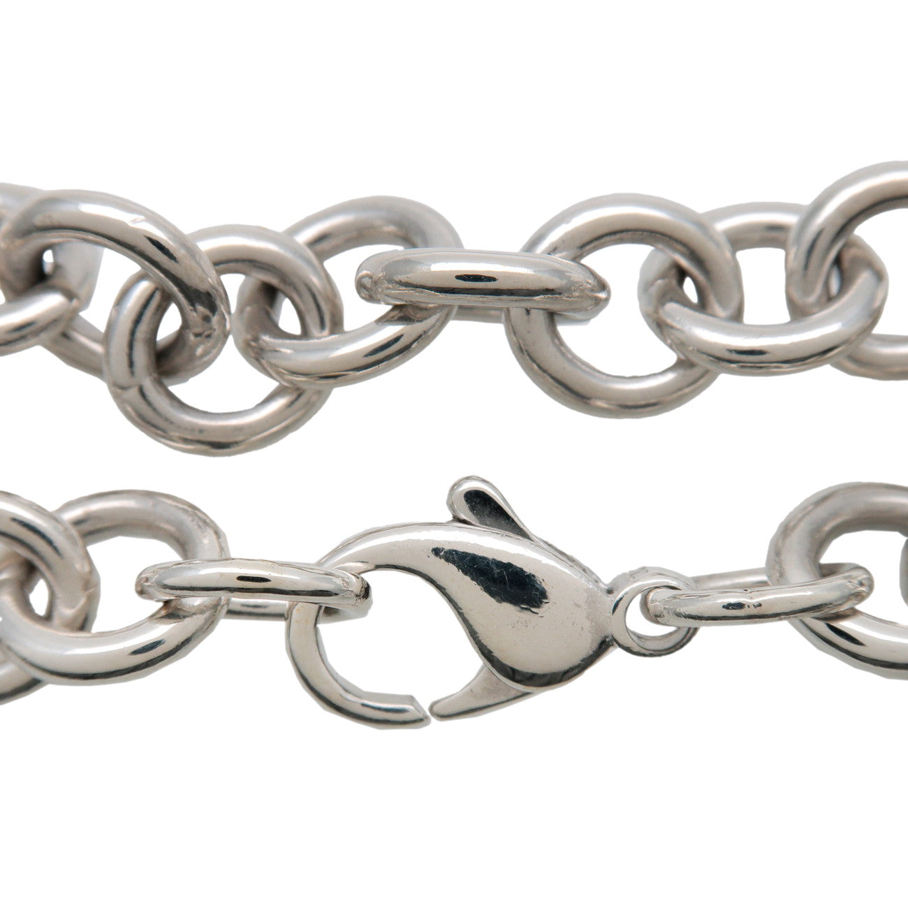 Tiffany & Co Return to Tiffany Heart Tag Chain Bracelet SV925 Silver