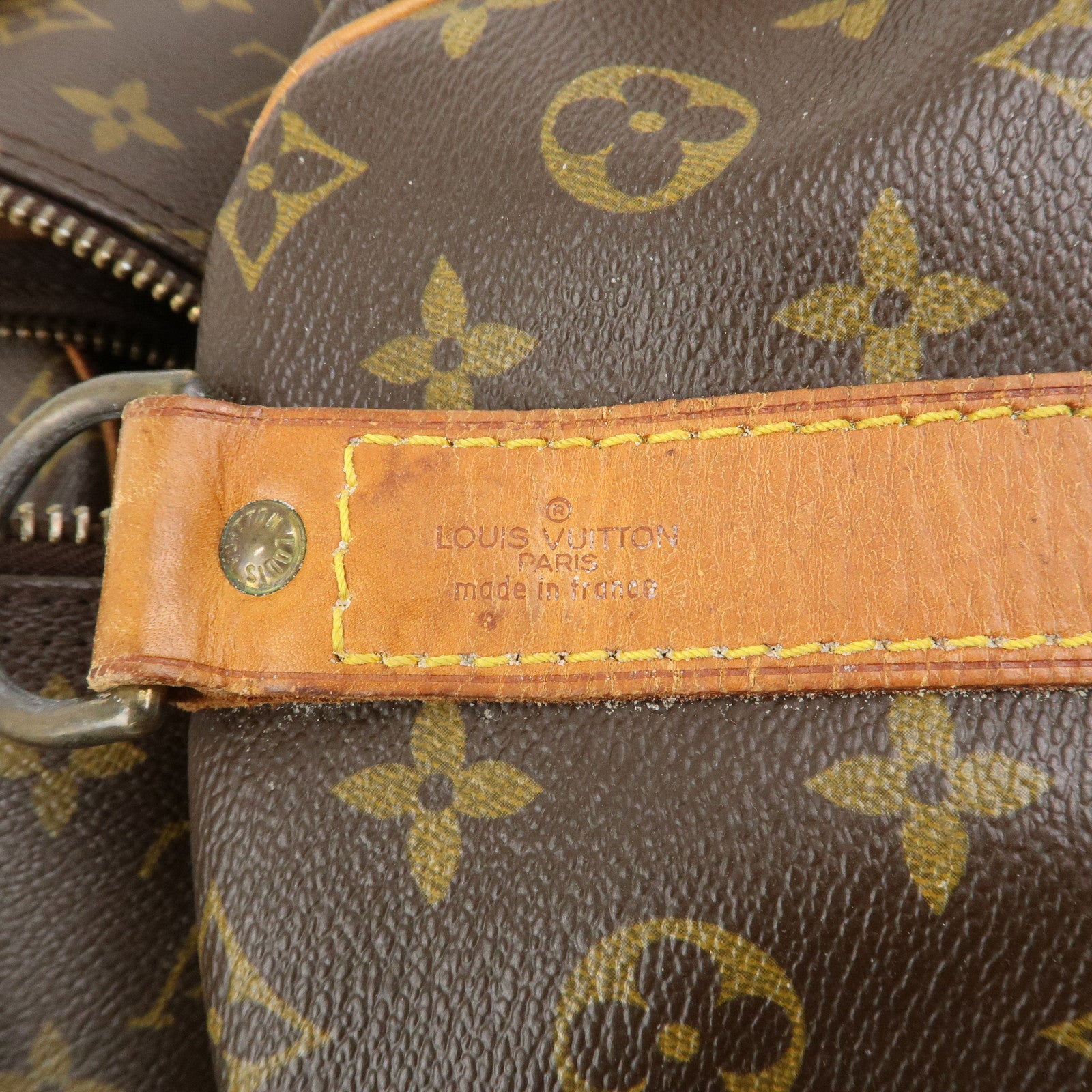 Louis Vuitton Monogram Keep All Bandouliere 55 Boston Bag M41414