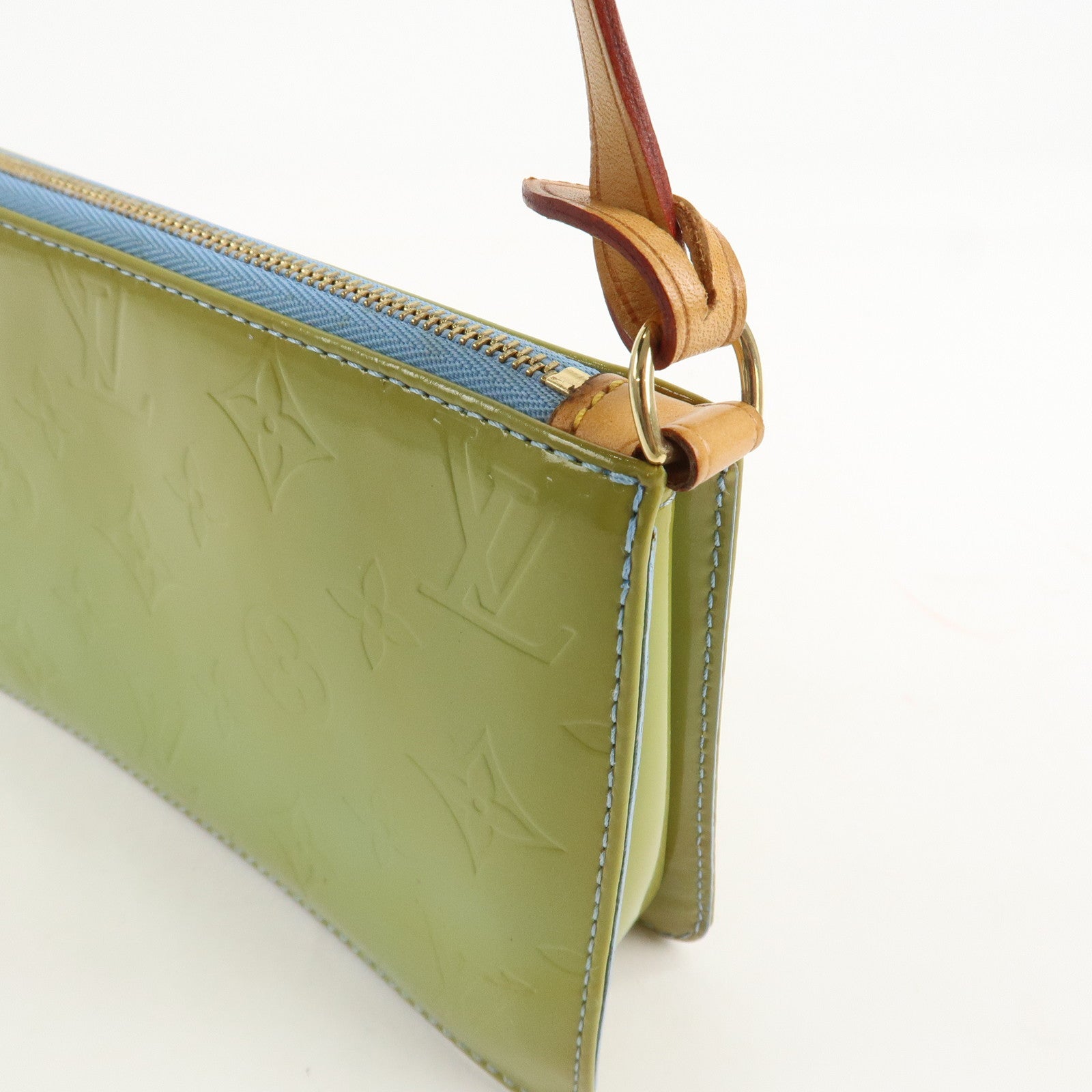 Louis Vuitton Monogram Vernis Lexington Hand Bag Baby Blue M91011