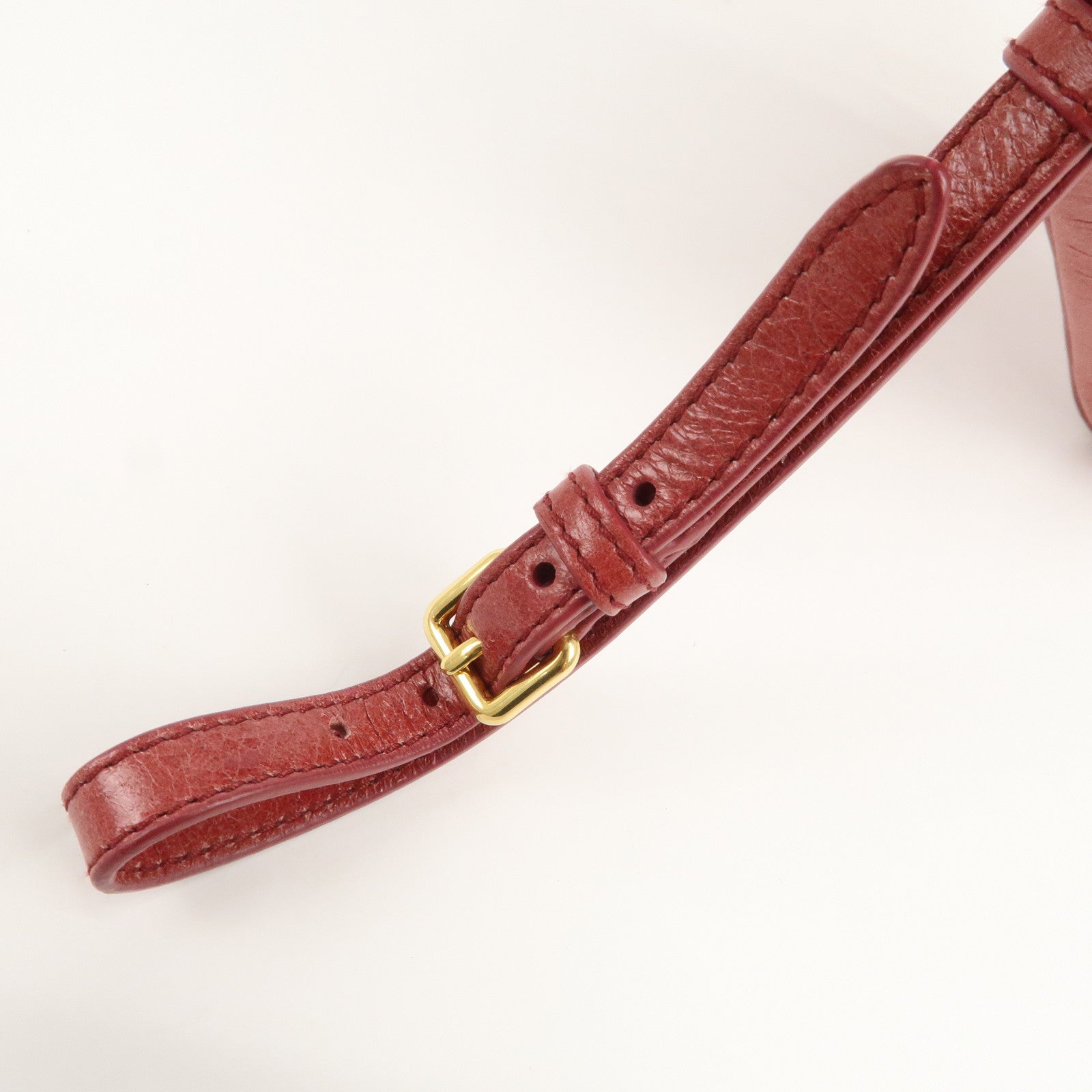 MIU MIU Matelasse Leather MI Clutch Bag Pink 5N1455