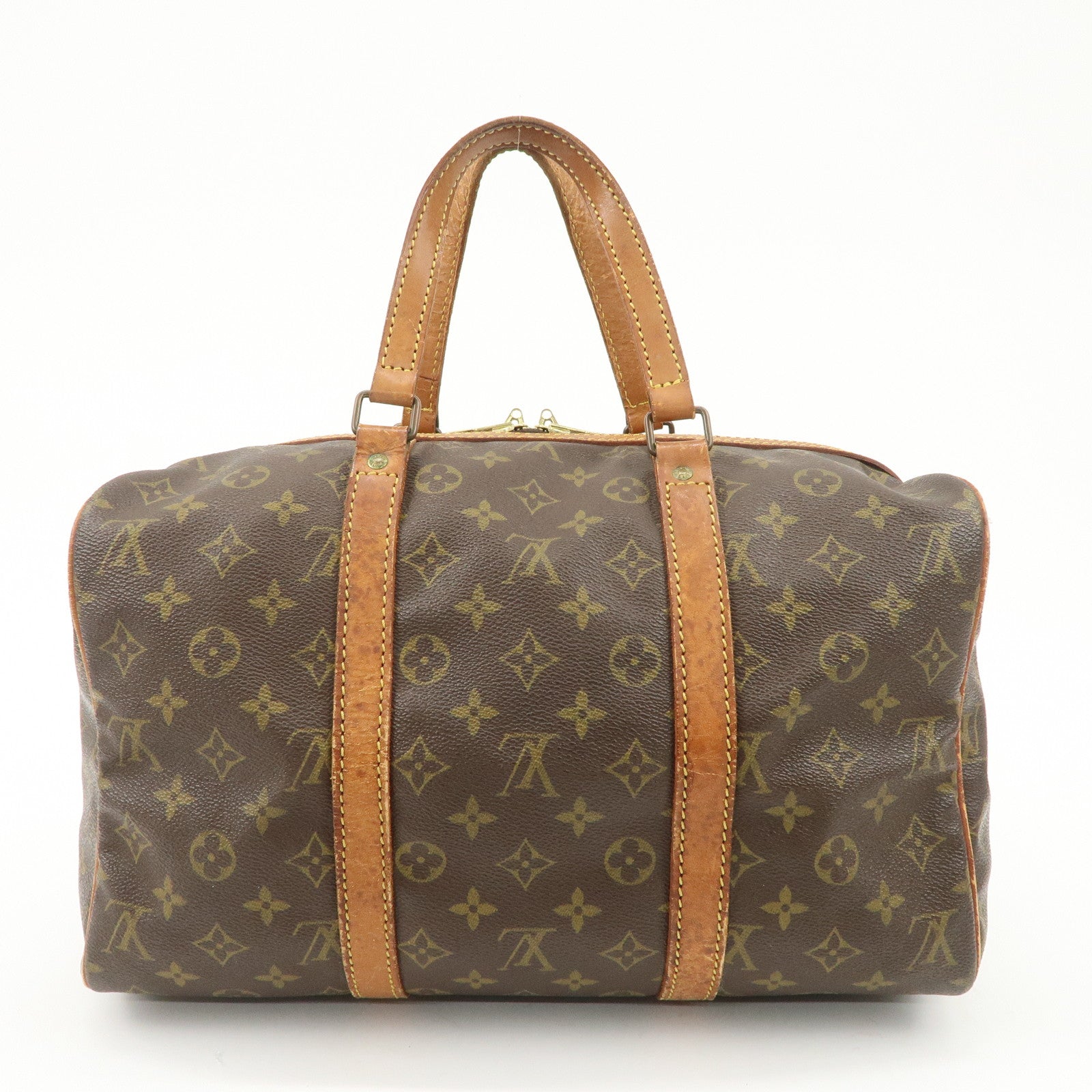 Louis Vuitton Monogram Sac Souple 35 Boston Bag Brown M41626