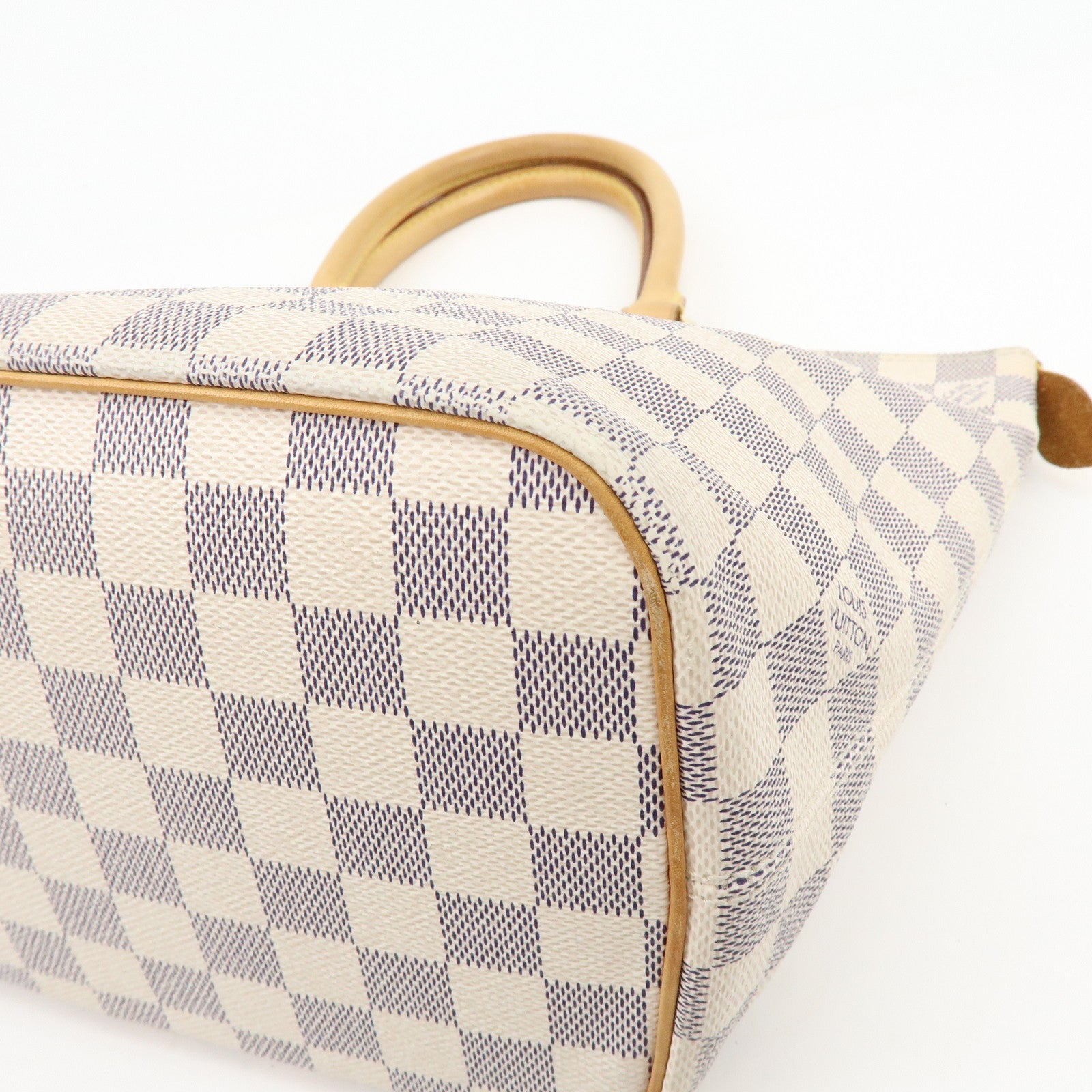 Louis Vuitton Damier Azur Saleya PM Tote Bag Hand Bag N51186